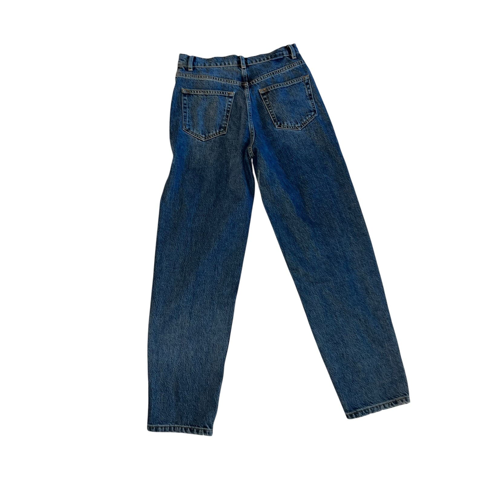 Triarchy Straight Leg Jeans Sz 25 Luxury Designer Sustainable Denim - Thumbnail 2