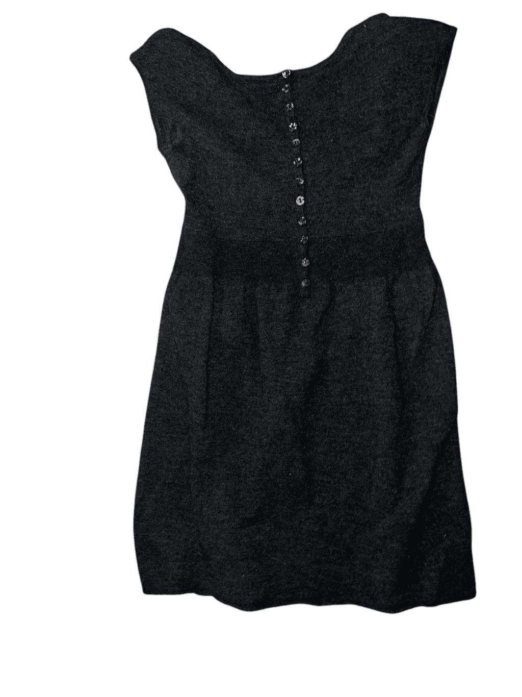 Anthropologie Moth dress sz s Sleeveless Round Neck Dark Academia Monochrome Emo - Thumbnail 2