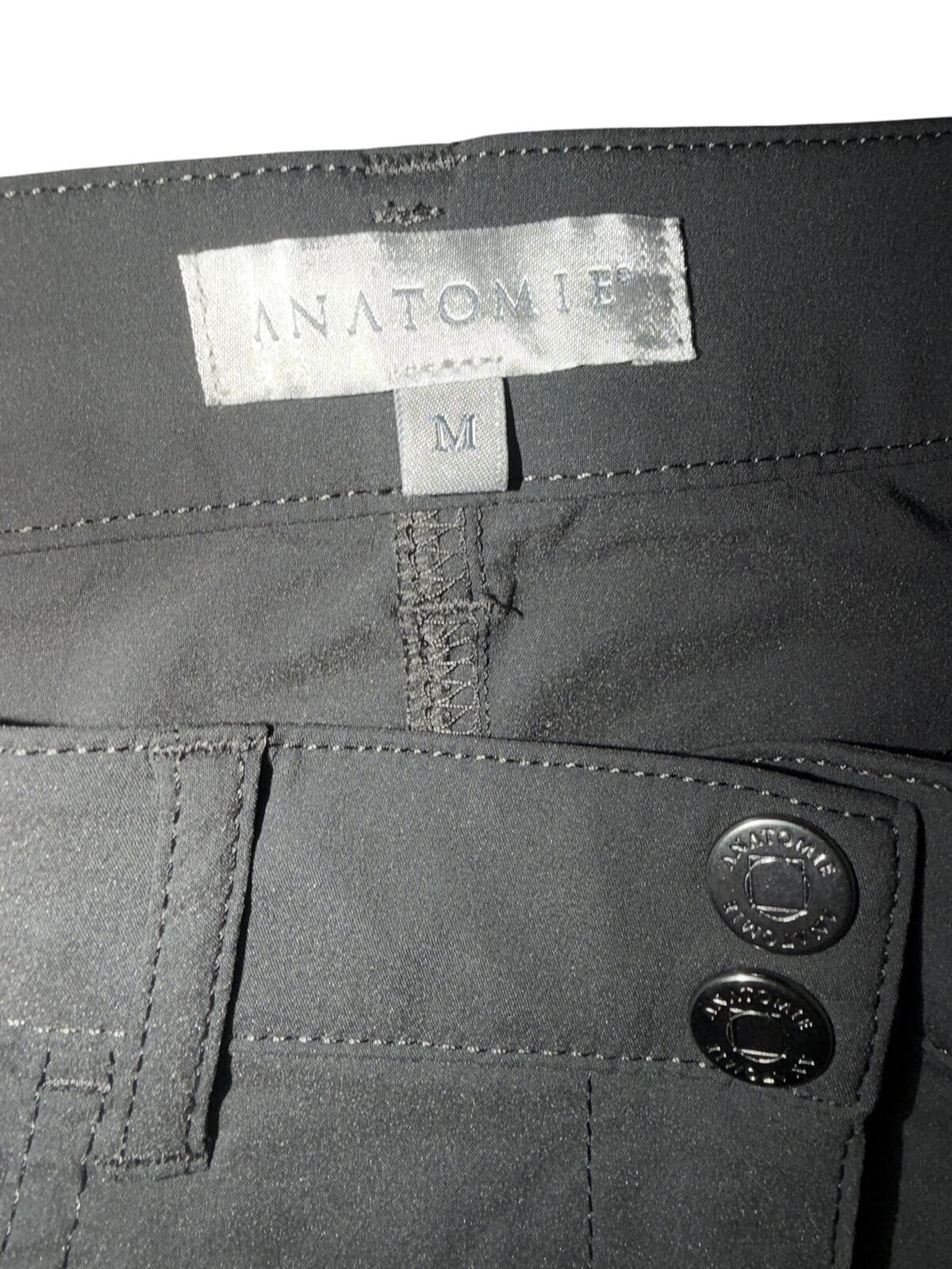ANATOMIE Dark Gray Travel Pants Sz M Luxury Performance Athleisure Career Chic - Thumbnail 2