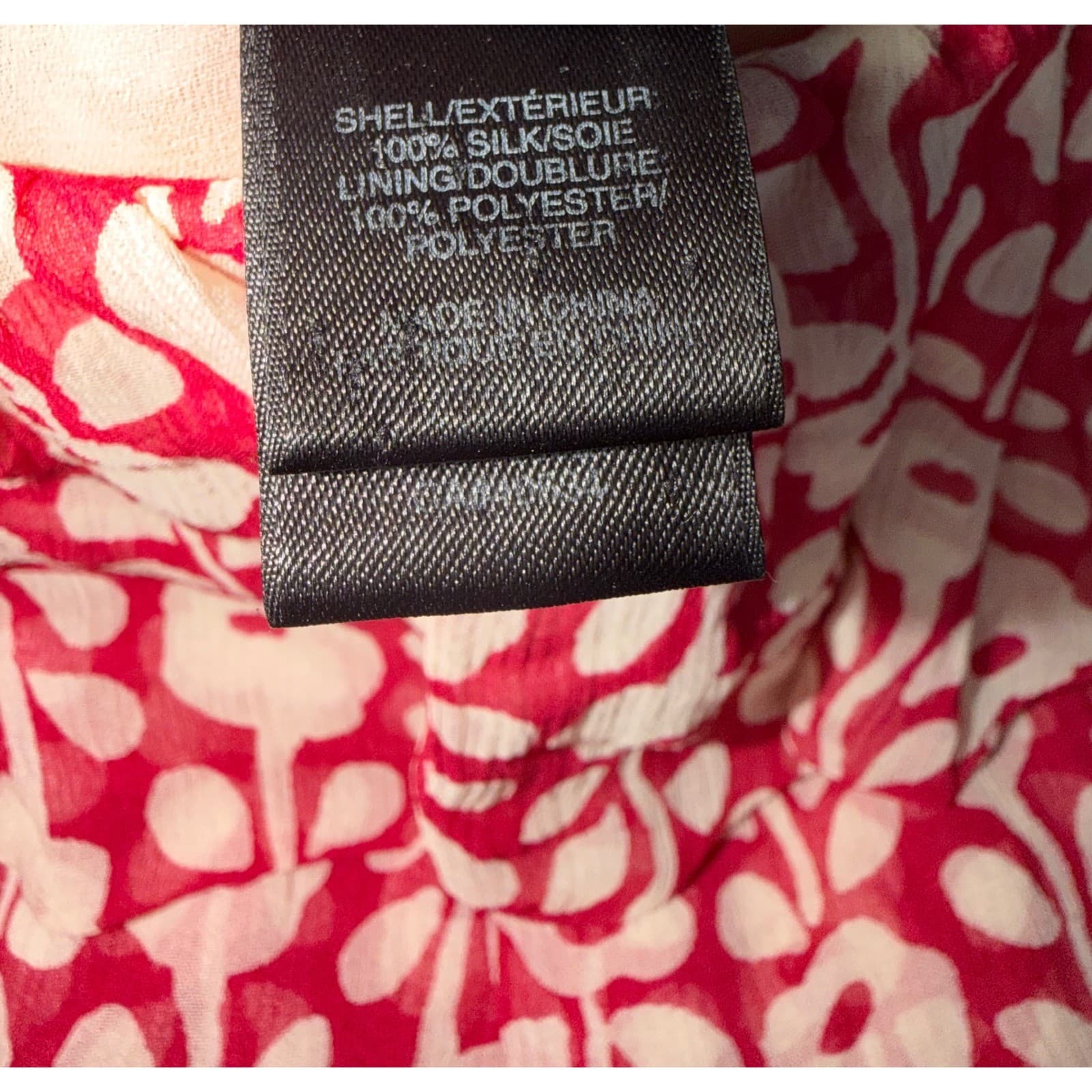 Marc by Marc Jacobs Red Silk Ruffle Top Sz S Boat Neck Cap Sleeve Designer - Thumbnail 4