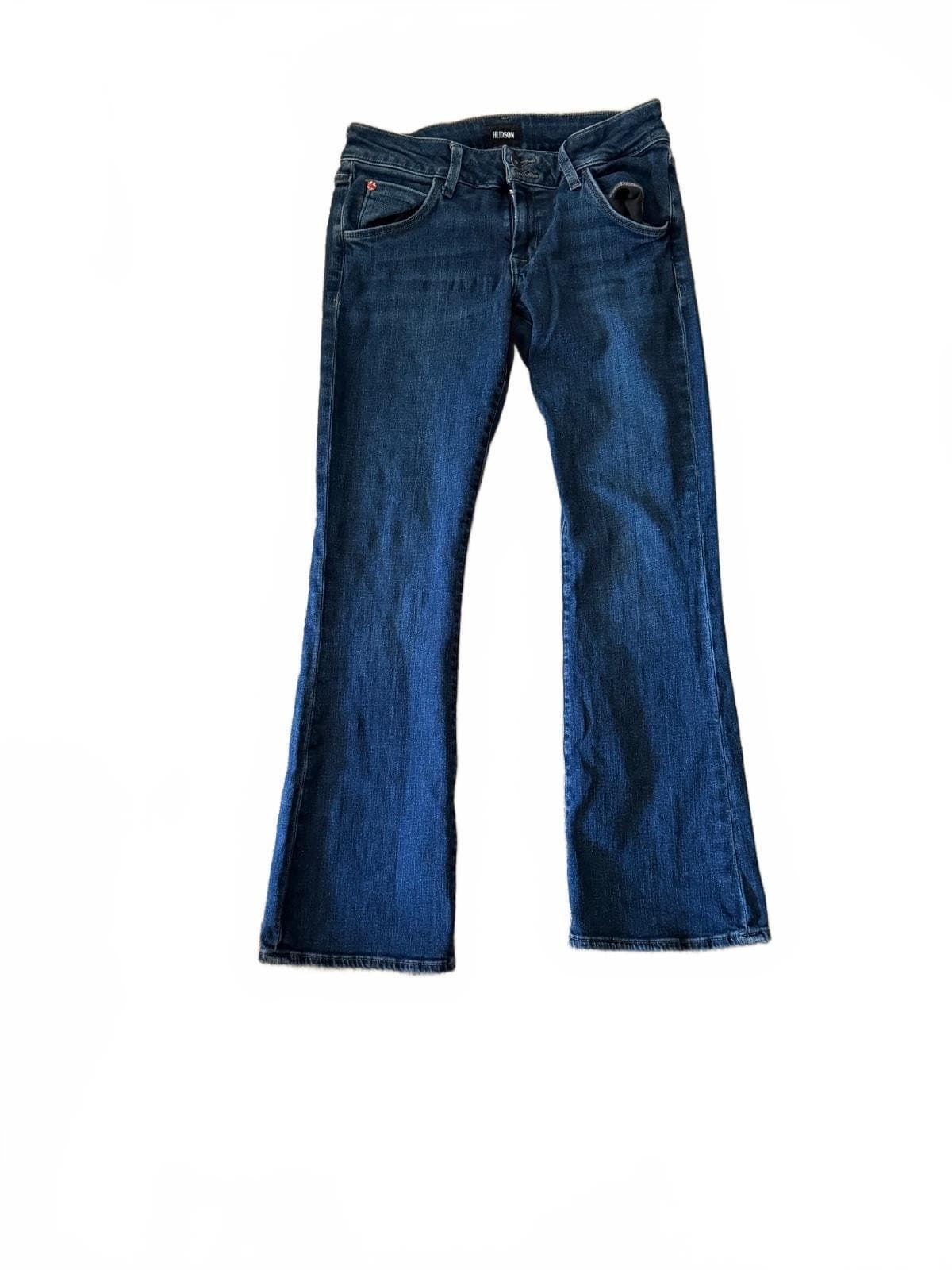 Hudson Collin Mid-Rise Bootcut Dark Wash Sz 27 Designer - Thumbnail 2