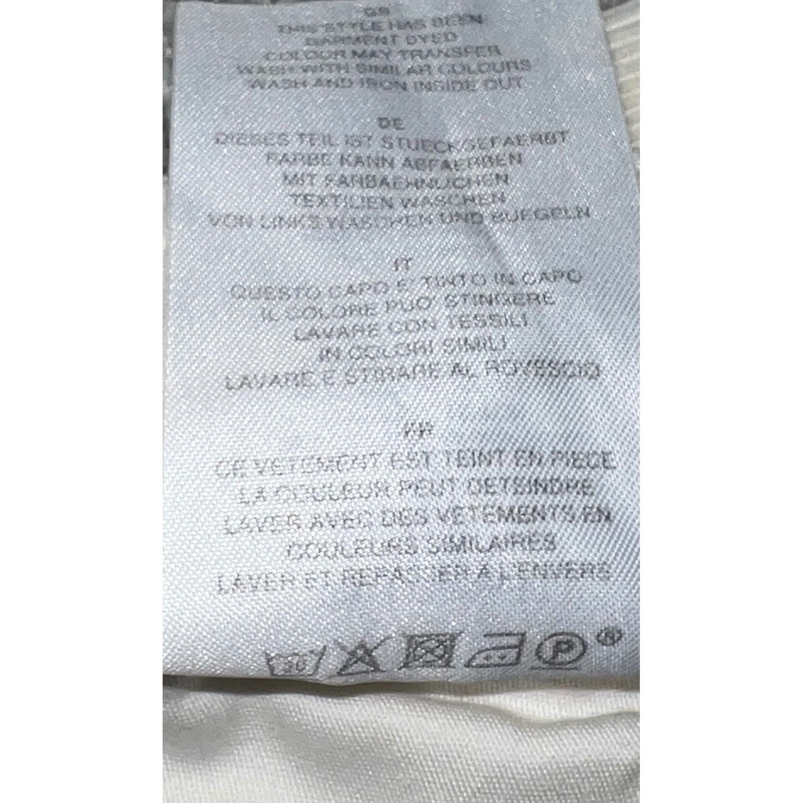 CLOSED Off-White Corduroy Pants Sz 25 Made in Italy Preppy Luxury Designer - Thumbnail 4