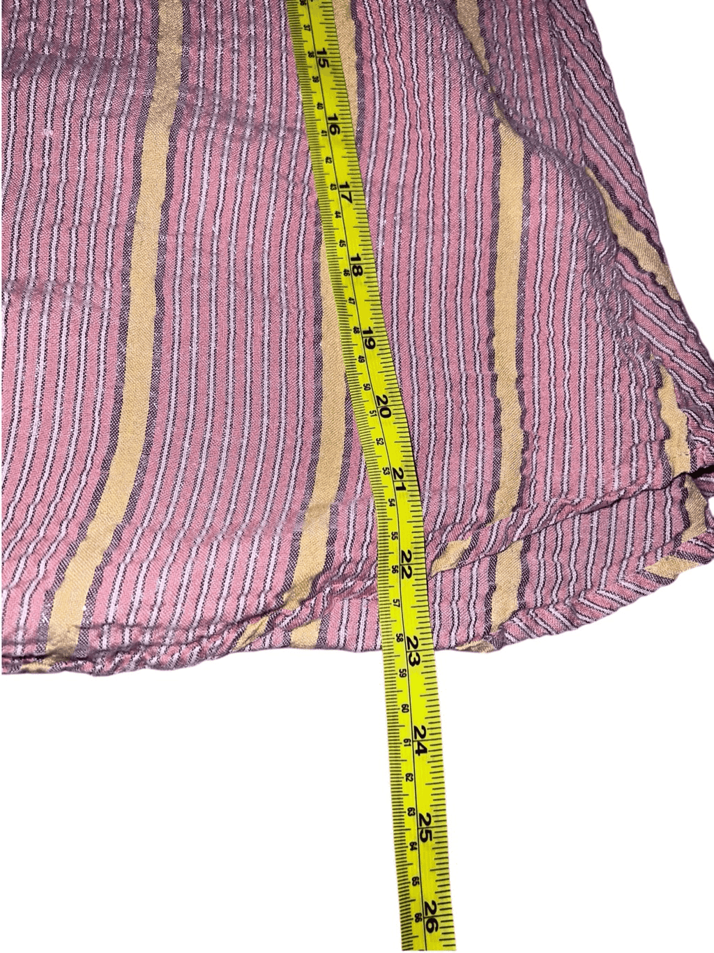apiece apart blouse size 2 Striped Ribbed Cuff round Neck Coastal Cottagecore - Thumbnail 3