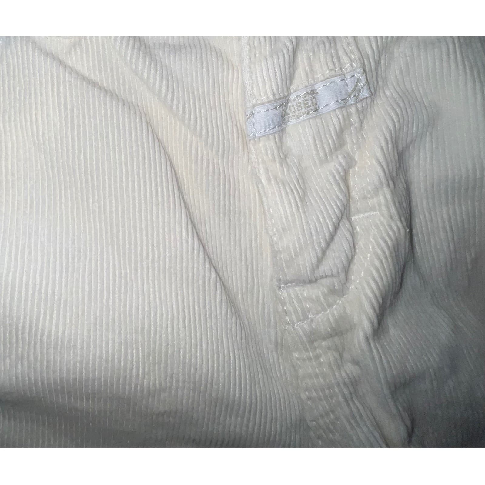 CLOSED Off-White Corduroy Pants Sz 25 Made in Italy Preppy Luxury Designer - Thumbnail 2