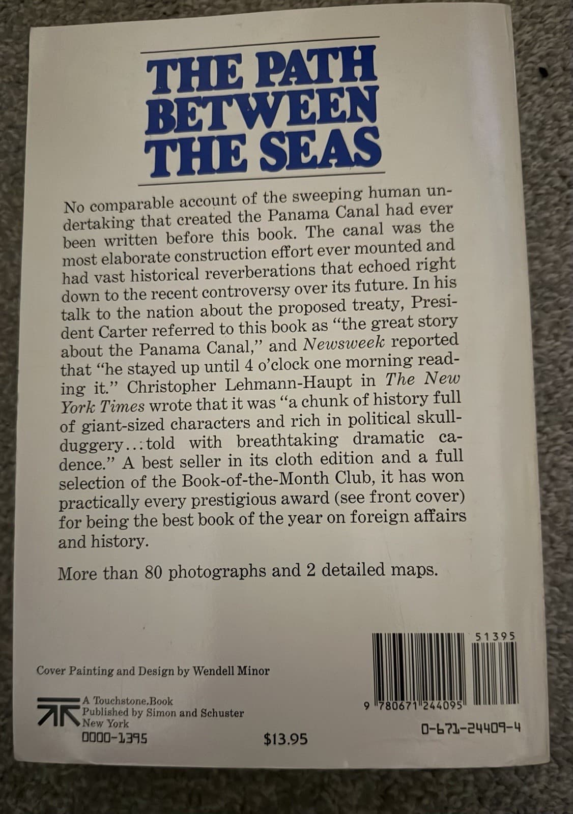 The Path Between the Seas — David McCullough (First Edition, 1977) - Thumbnail 3