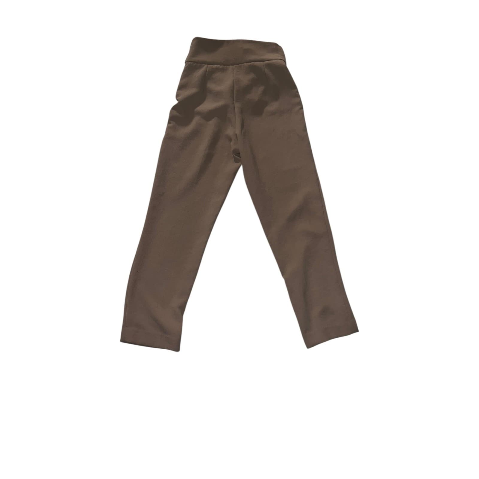 Wilfred Brown Dress Pants Sz 0 Office Siren Minimalist Chic Workwear - Thumbnail 3