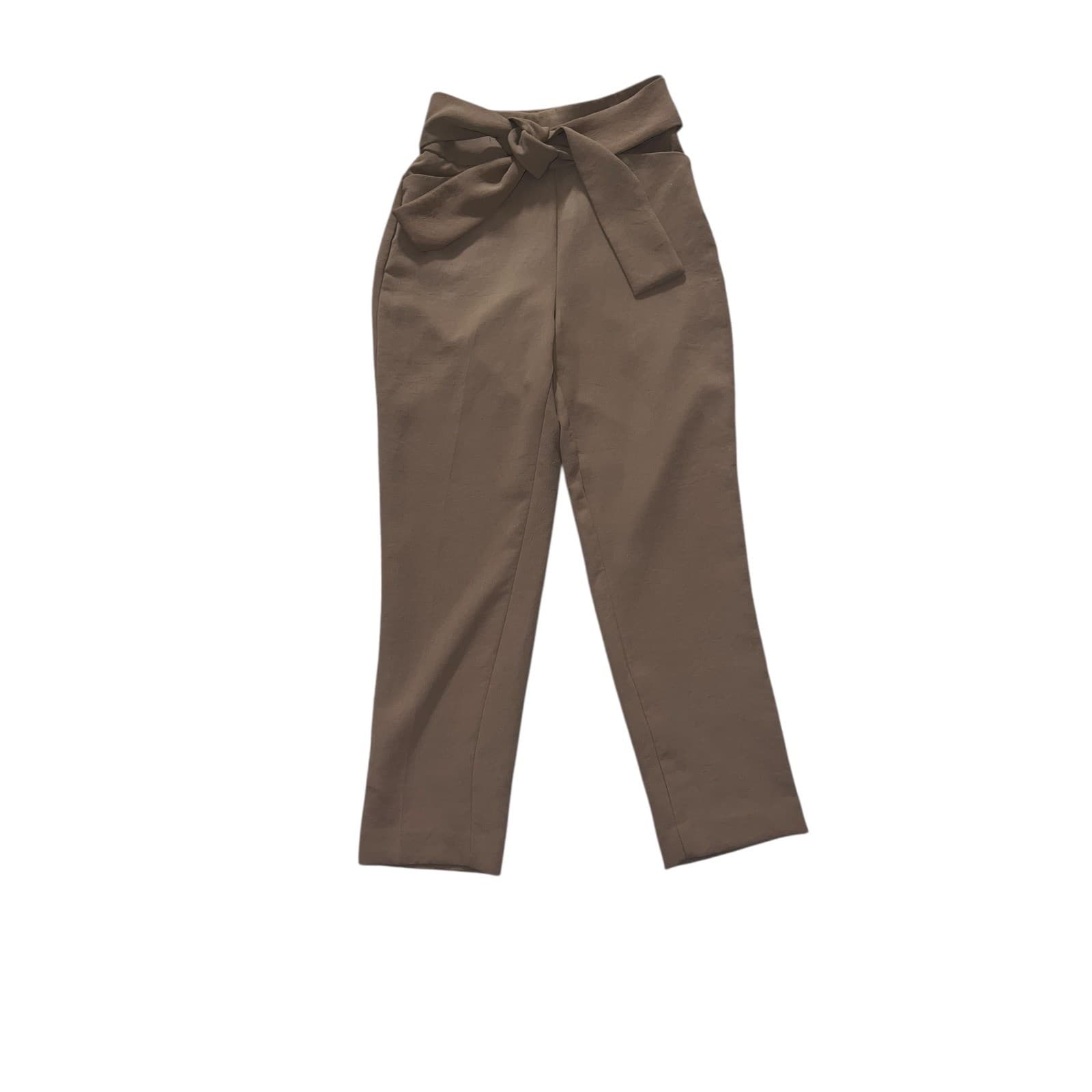 Wilfred Brown Dress Pants Sz 0 Office Siren Minimalist Chic Workwear - Thumbnail 2