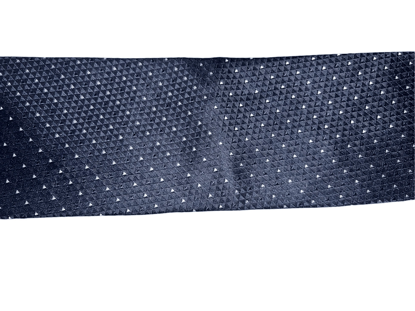 GIORGIO ARMANI Silk Check Tie Blue 58 inches Preppy Office Business - Thumbnail 7