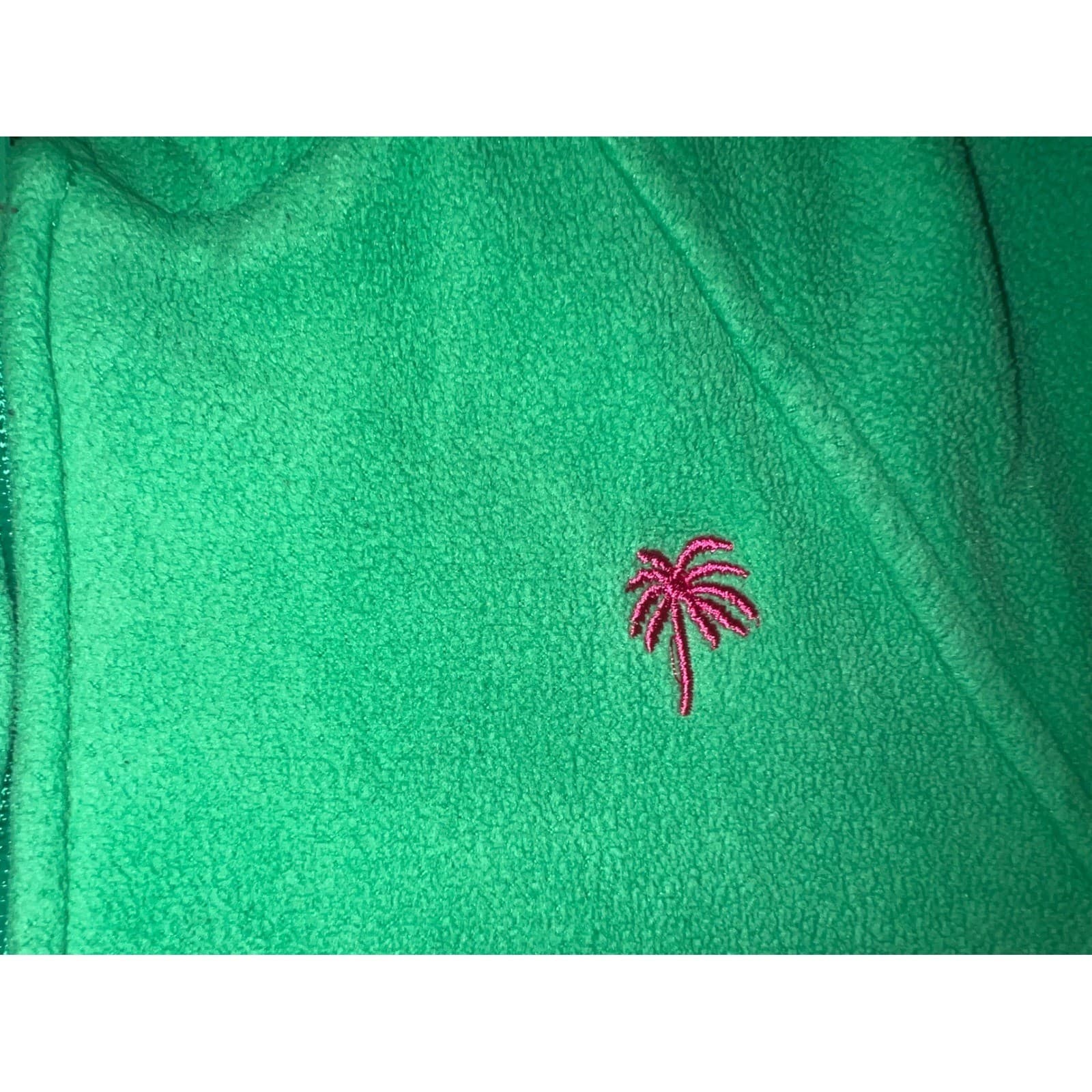 Vintage Y2K Lilly Pulitzer Velour Sz S Kelly Green Dopamine Preppy - Thumbnail 7