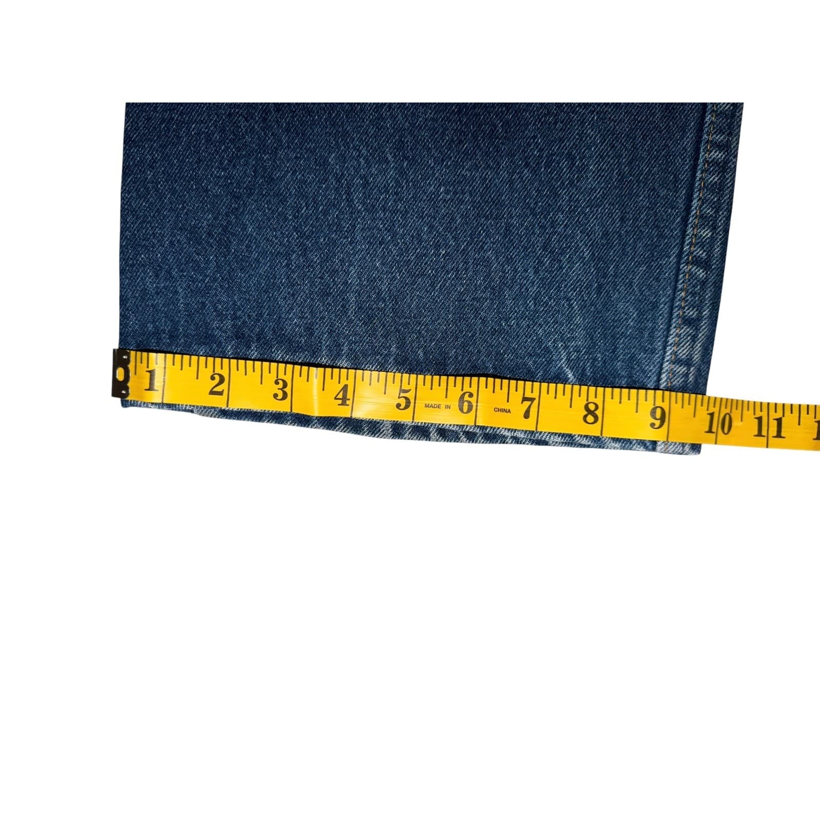 Vintage 90s Levi's 517 Orange Tab Jeans 40x32 Made in USA Bootcut Retro - Thumbnail 9