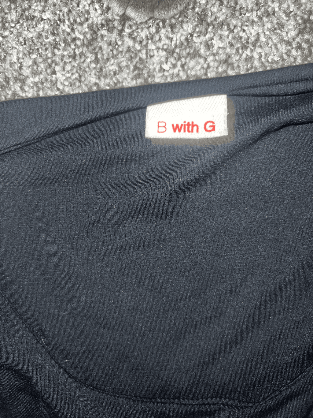 B with G dress black Sz M sheer Minimalist Summer Monochrome Emo - Thumbnail 5