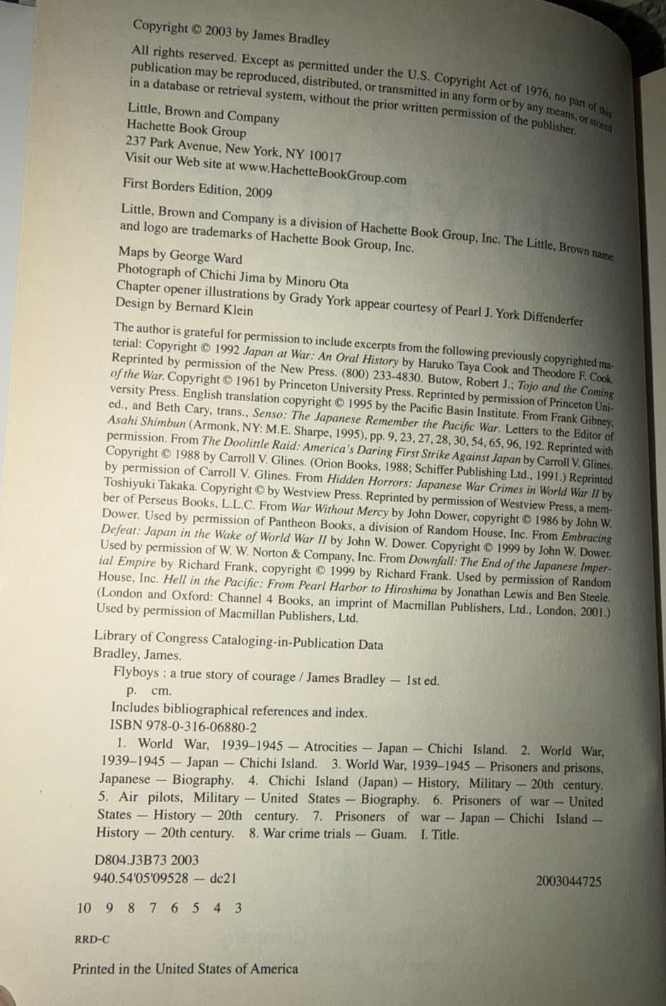 Flyboys: A True Story of Courage — James Bradley (First Edition, 2003) - Thumbnail 2