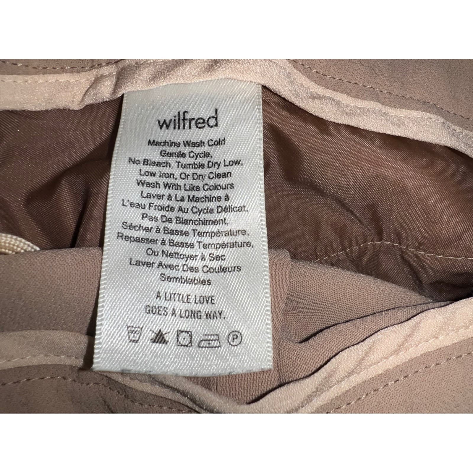 Wilfred Brown Dress Pants Sz 0 Office Siren Minimalist Chic Workwear - Thumbnail 5