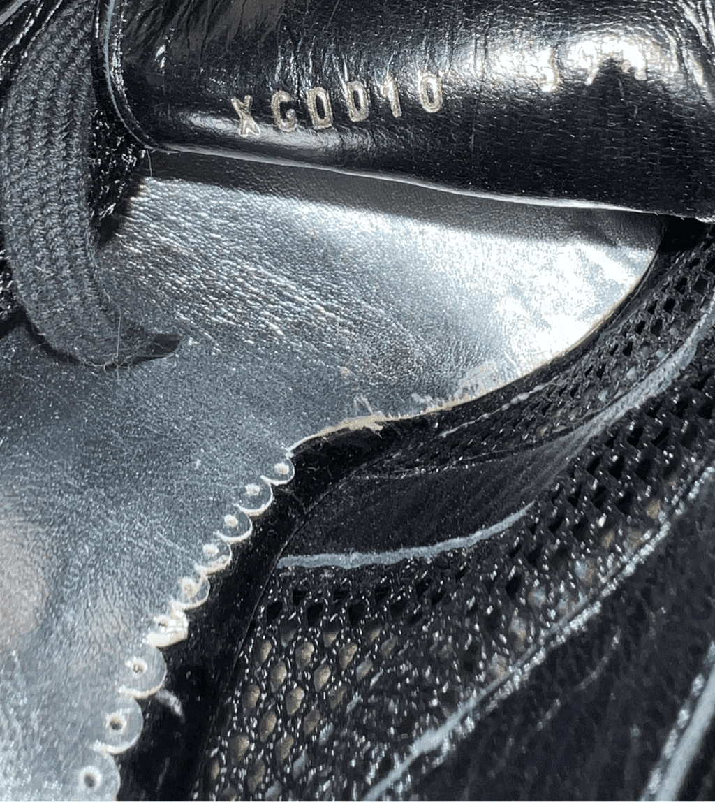 Giorgio Armani Vtg Rare size 39.5 black Retro Minimalist Stilleto - Thumbnail 8