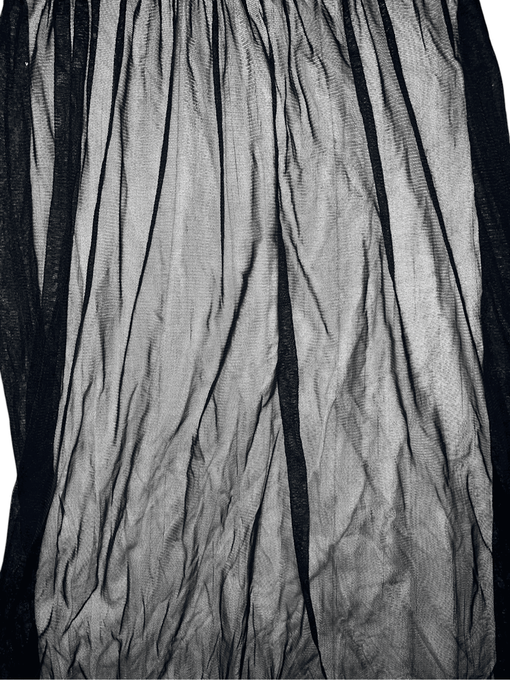 B with G dress black Sz M sheer Minimalist Summer Monochrome Emo - Thumbnail 3