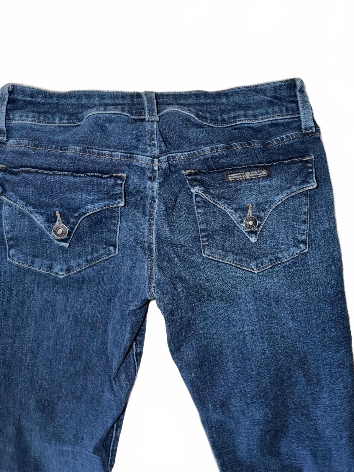 Hudson Collin Mid-Rise Bootcut Dark Wash Sz 27 Designer - Thumbnail 3