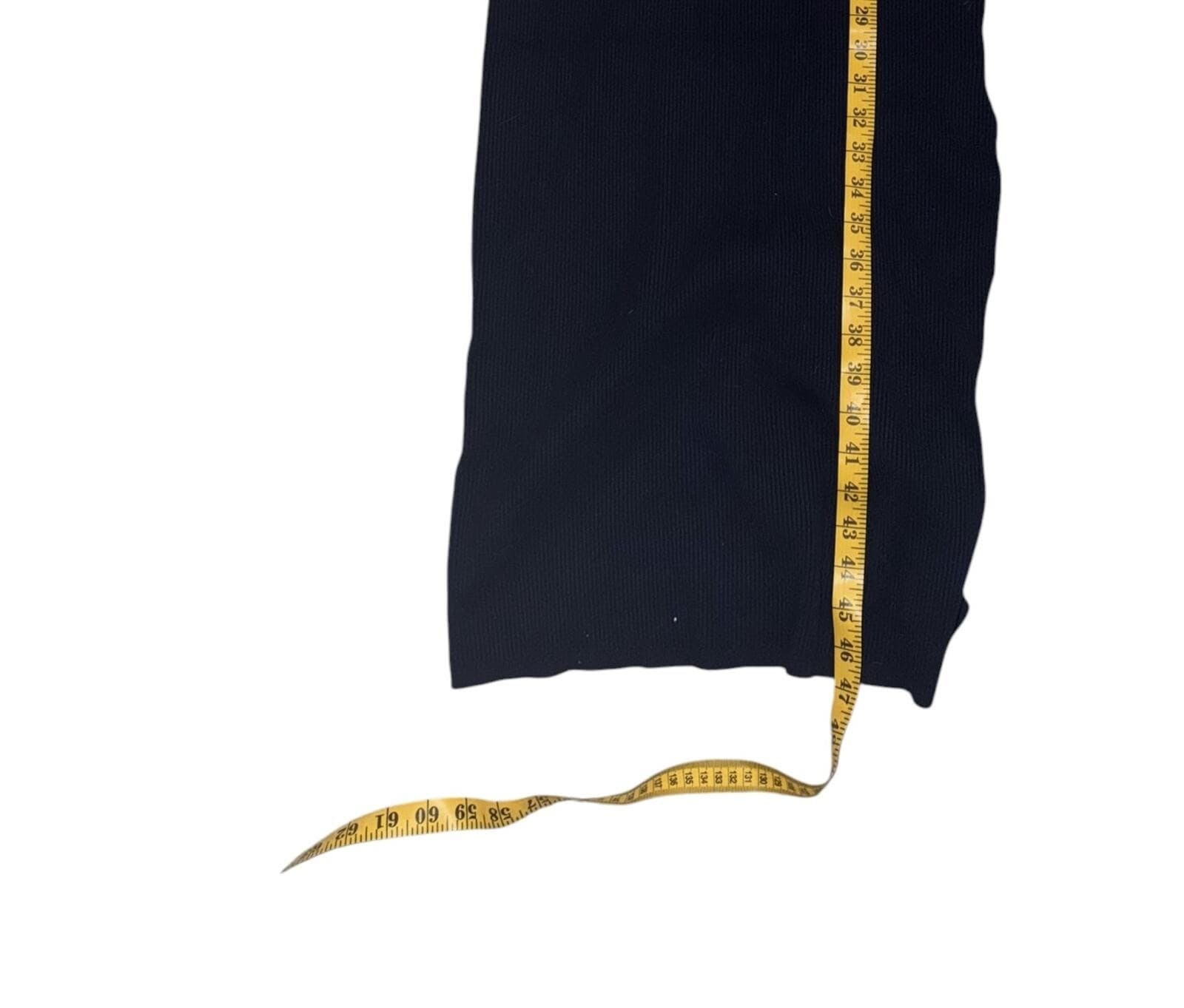 Caroline Constas Knit Stretch Maxi Dress Navy Sz S Nautical Boho Luxury - Thumbnail 4