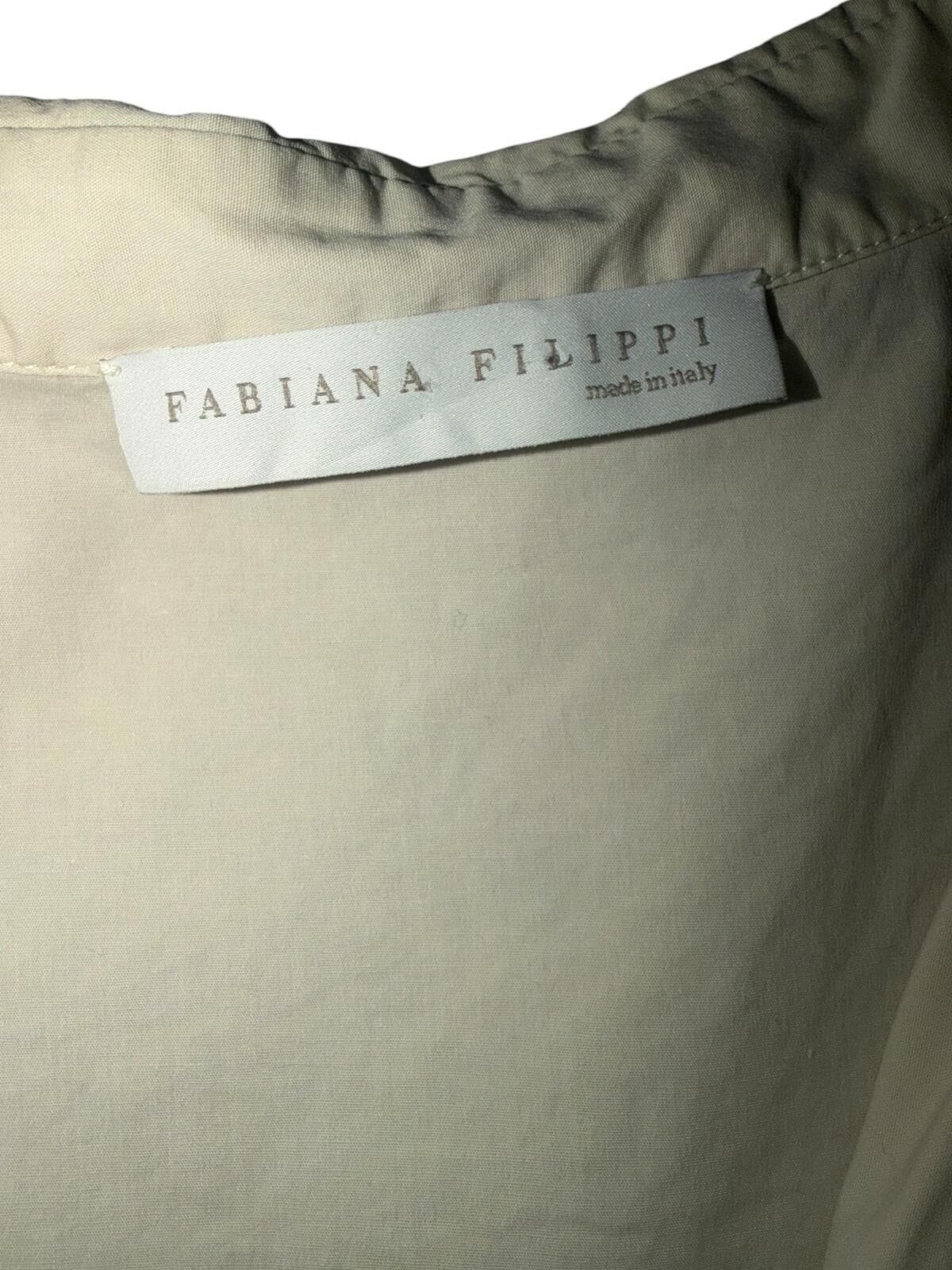 Fabiana Filippi Made in Italy Button Down Shirt Collared Office Luxury Designer - Thumbnail 4