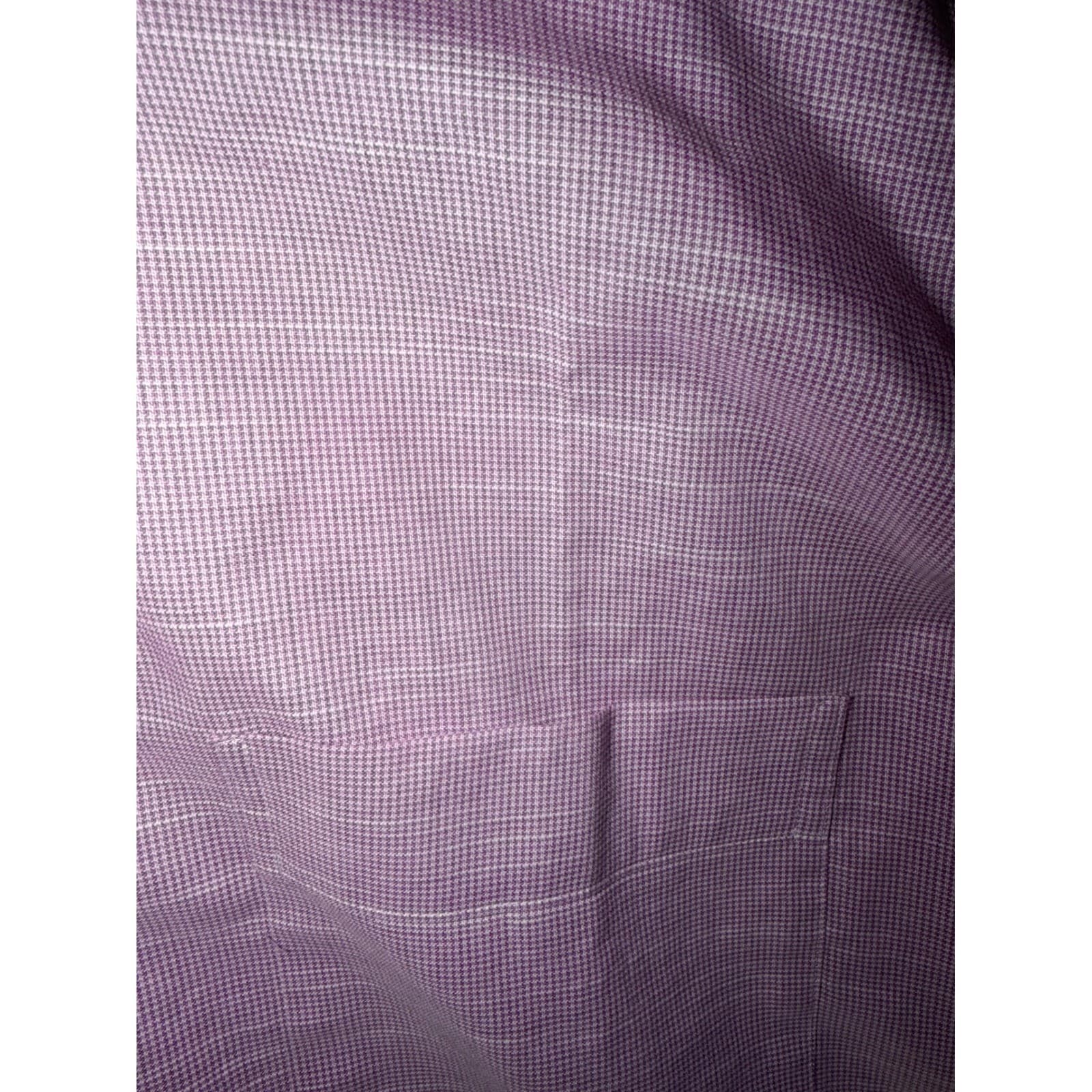 Peter Millar Dress Shirt Sz M Pink Purple Button Down Golf Work Preppy - Thumbnail 3