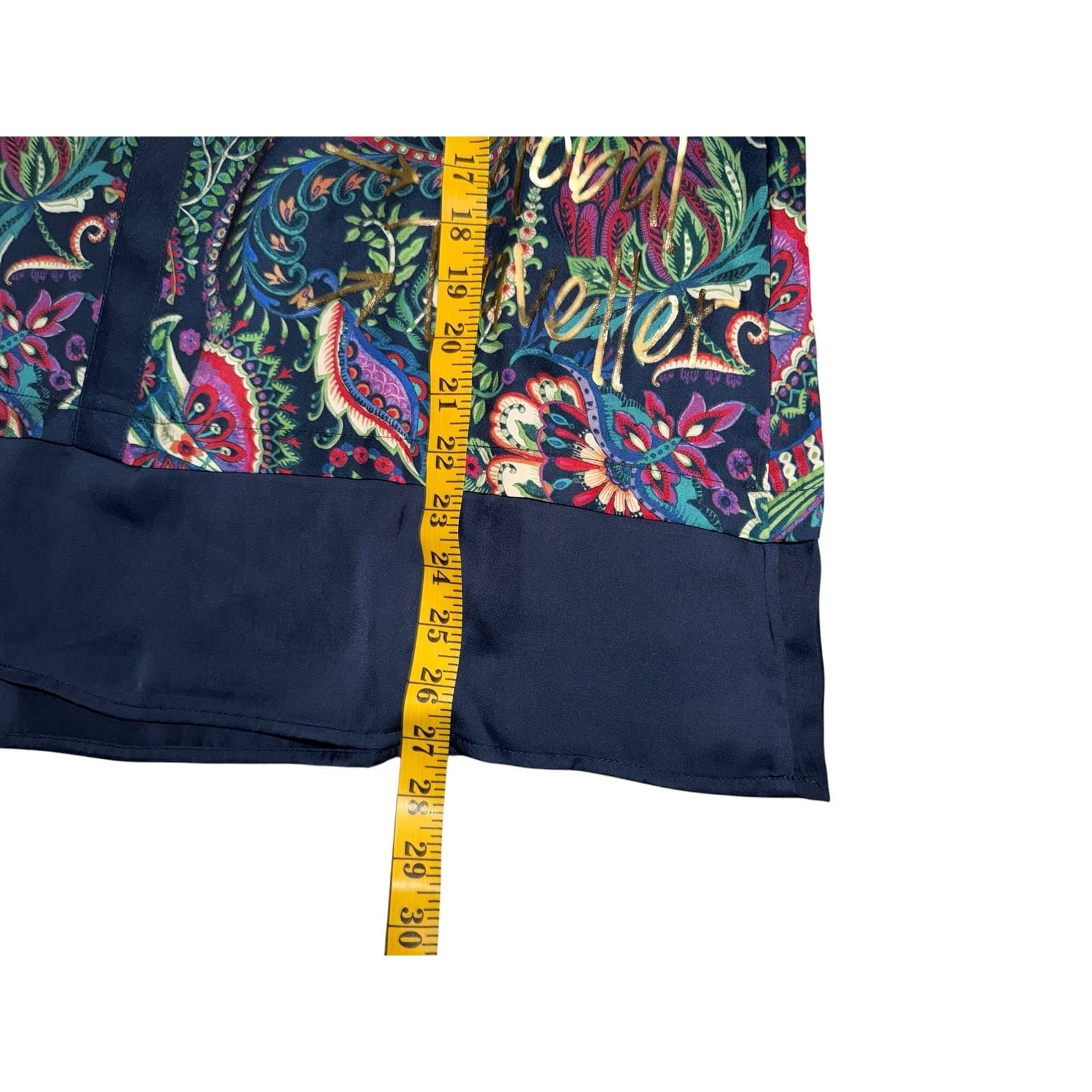 Desigual Blue Floral Global Traveller Top Sz XL Sleeveless NWT Dopamine - Thumbnail 3