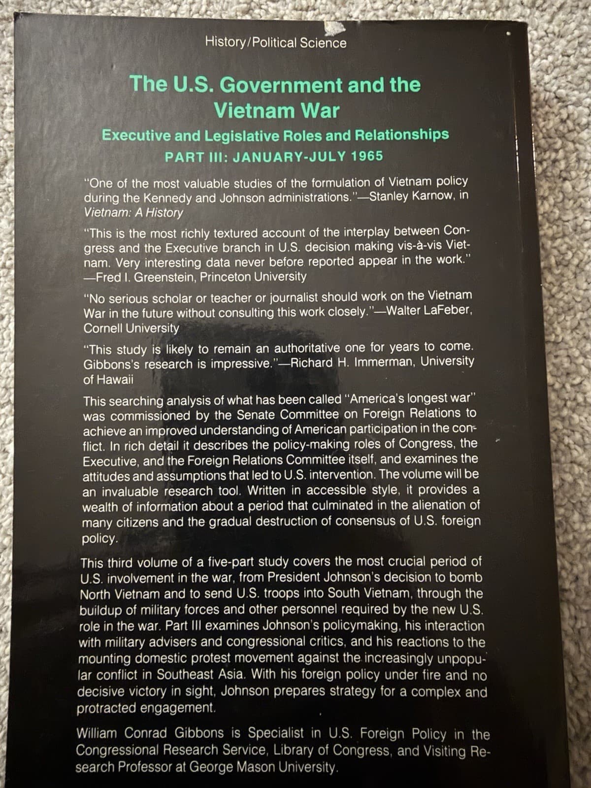 Princeton University Press Vietnam War Study First Edition - Thumbnail 5