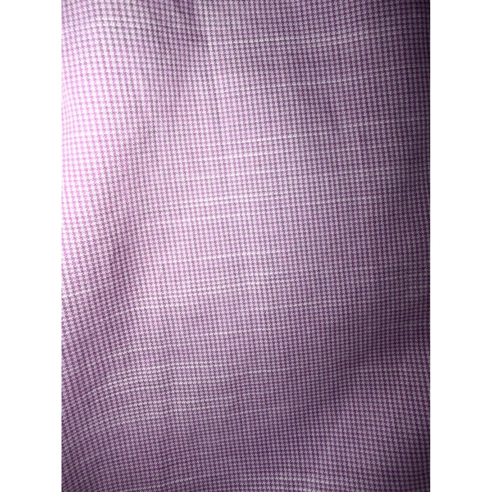 Peter Millar Dress Shirt Sz M Pink Purple Button Down Golf Work Preppy - Thumbnail 4
