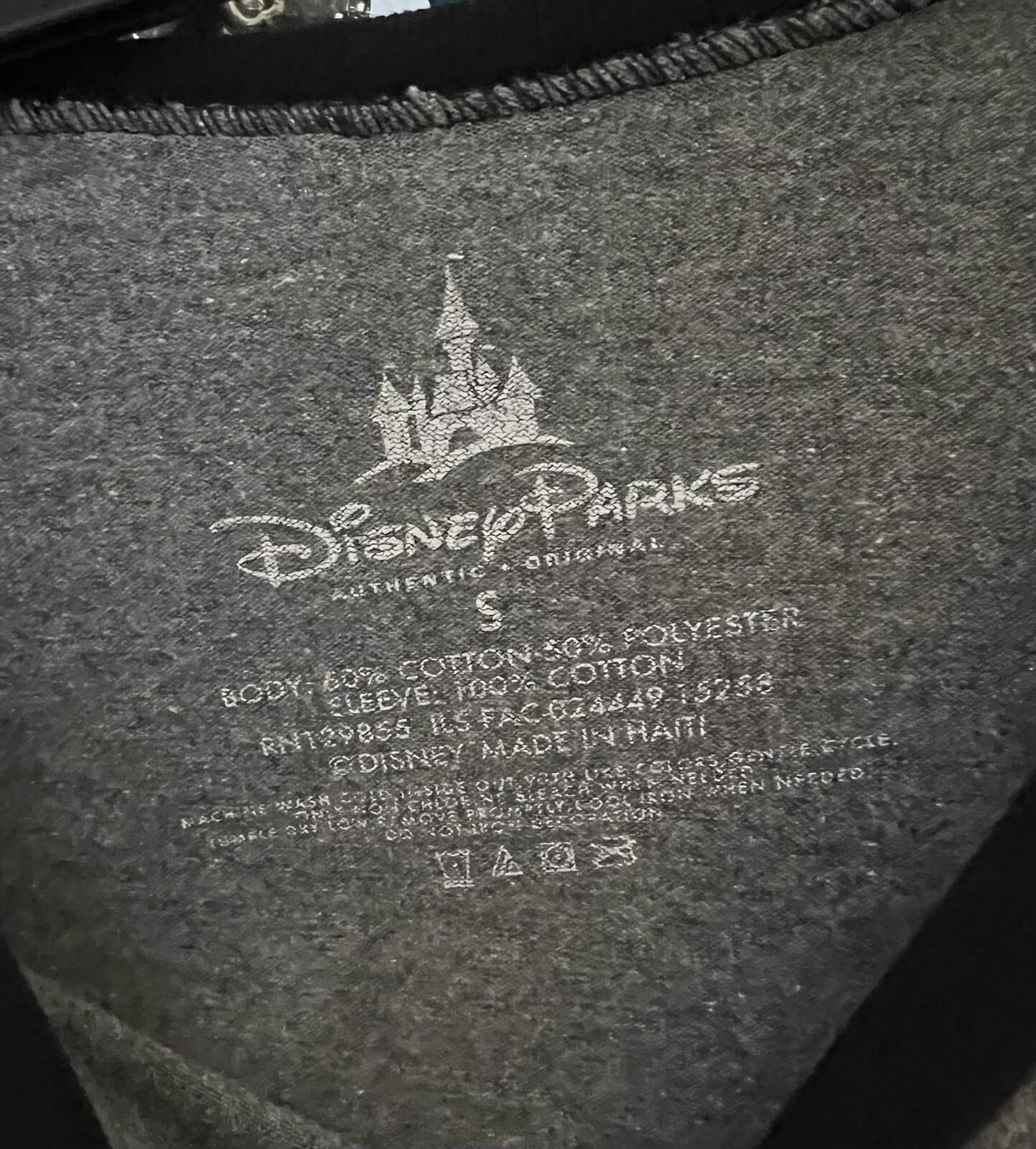 Disney Women's Minnie Mouse Raglan Top - Gold Glitter Half Sleeve Shirt Size S - Thumbnail 4