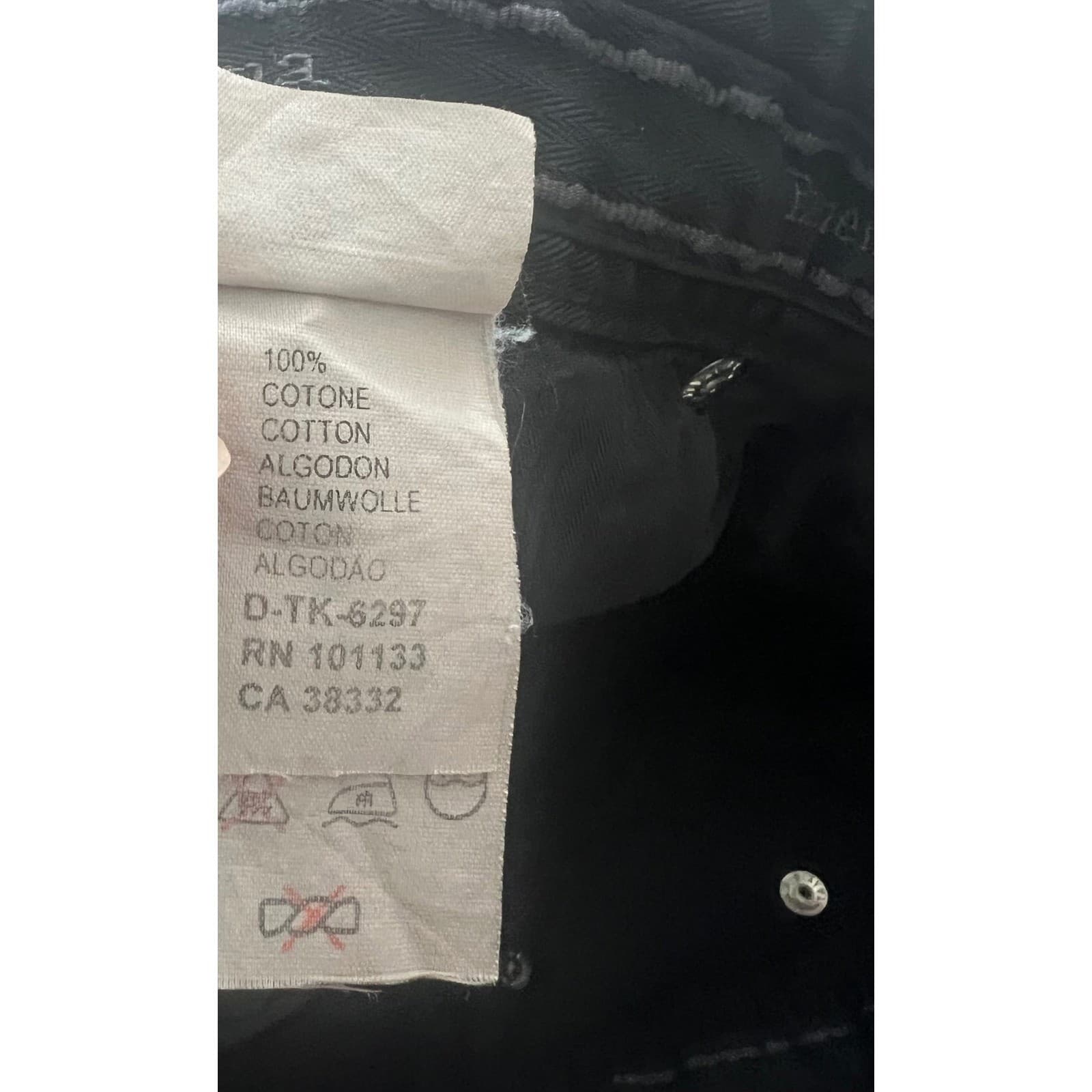 Ermenegildo Zegna Black Jeans Luxury Designer Italian Denim sz 40 - Thumbnail 6