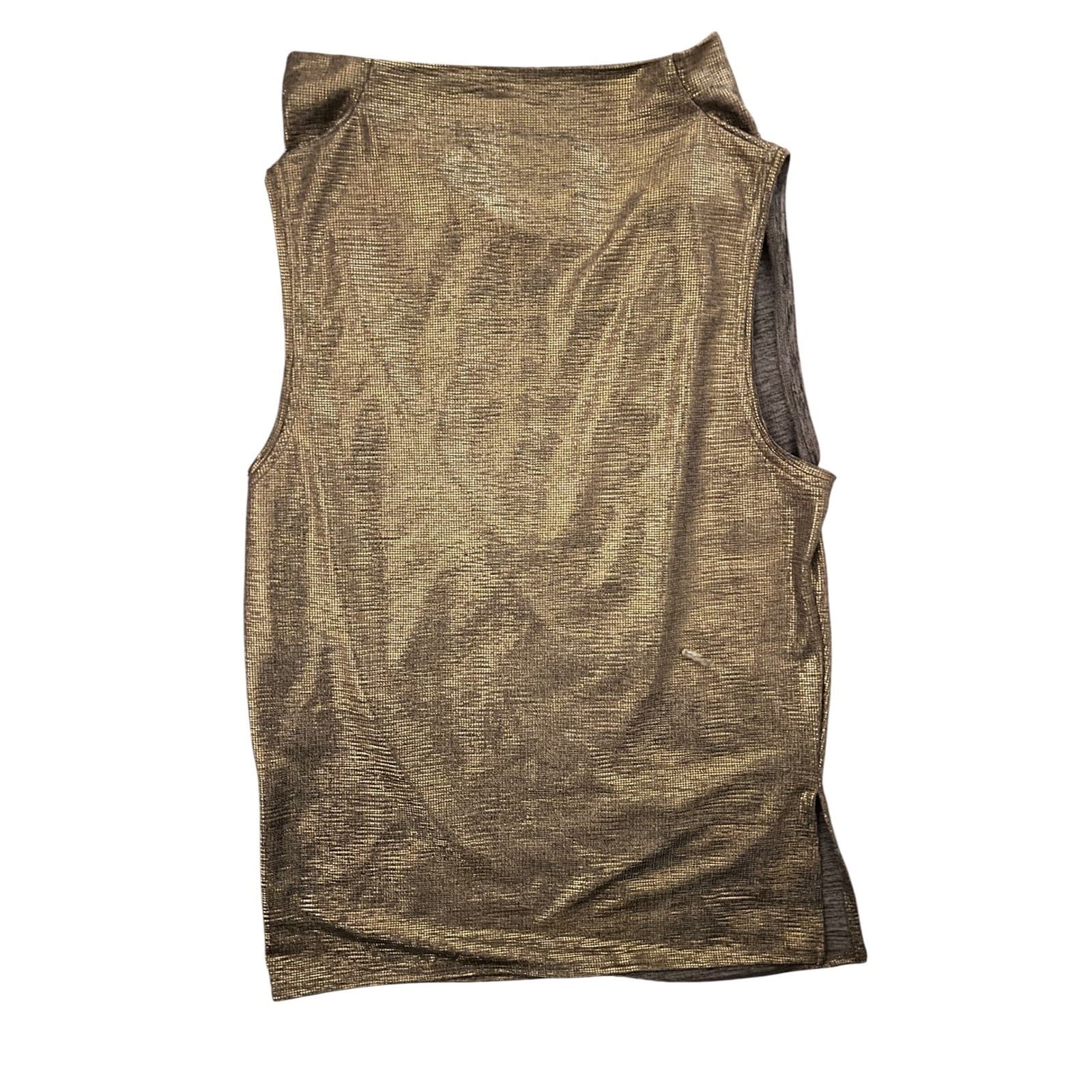 Brochu Walker Nova Top Bronze Size S | Luxury Sleeveless Blouse Polyester - Thumbnail 5
