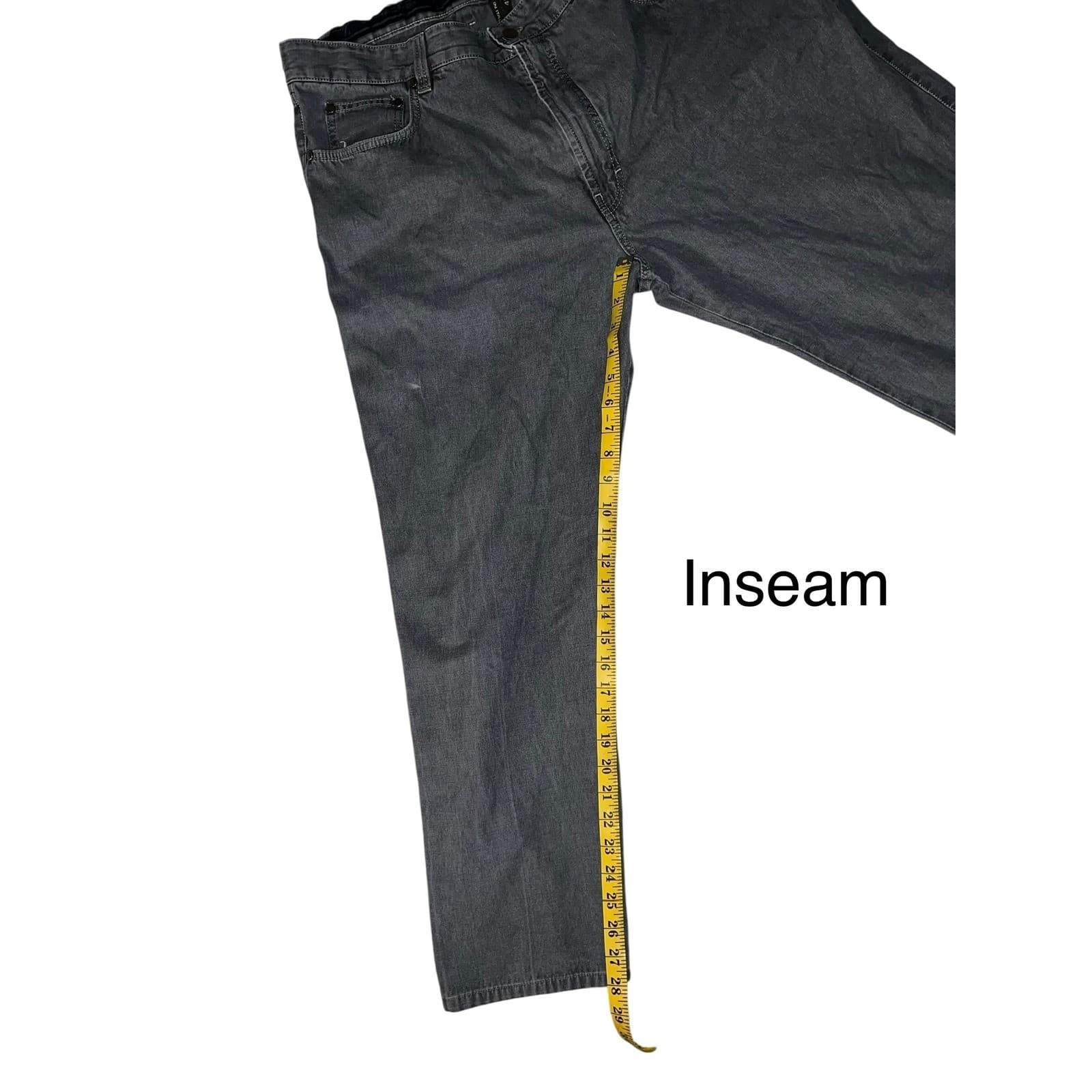 Ermenegildo Zegna gray Jeans Luxury Designer Italian Denim sz 40 - Thumbnail 11