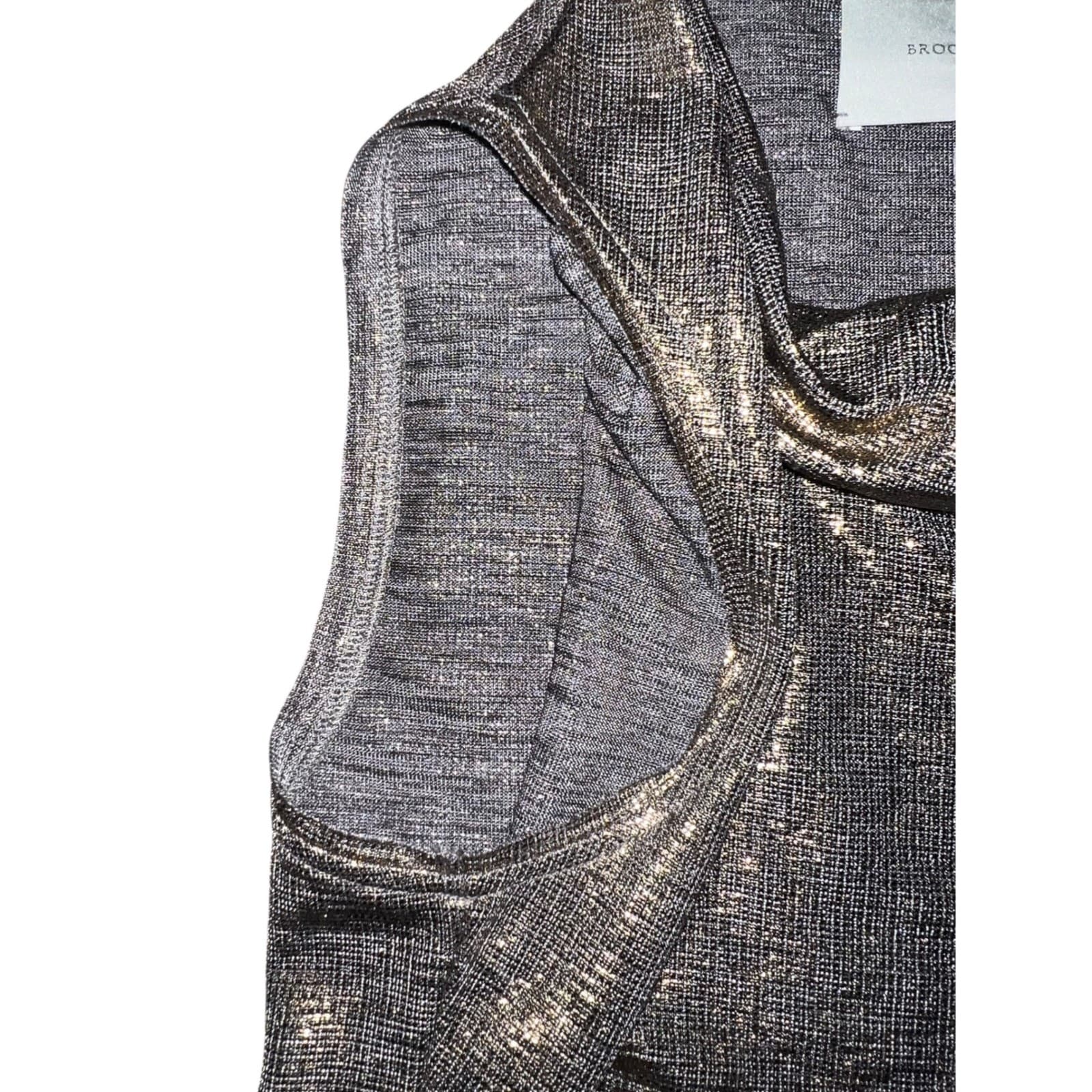 Brochu Walker Nova Top Bronze Size S | Luxury Sleeveless Blouse Polyester - Thumbnail 6