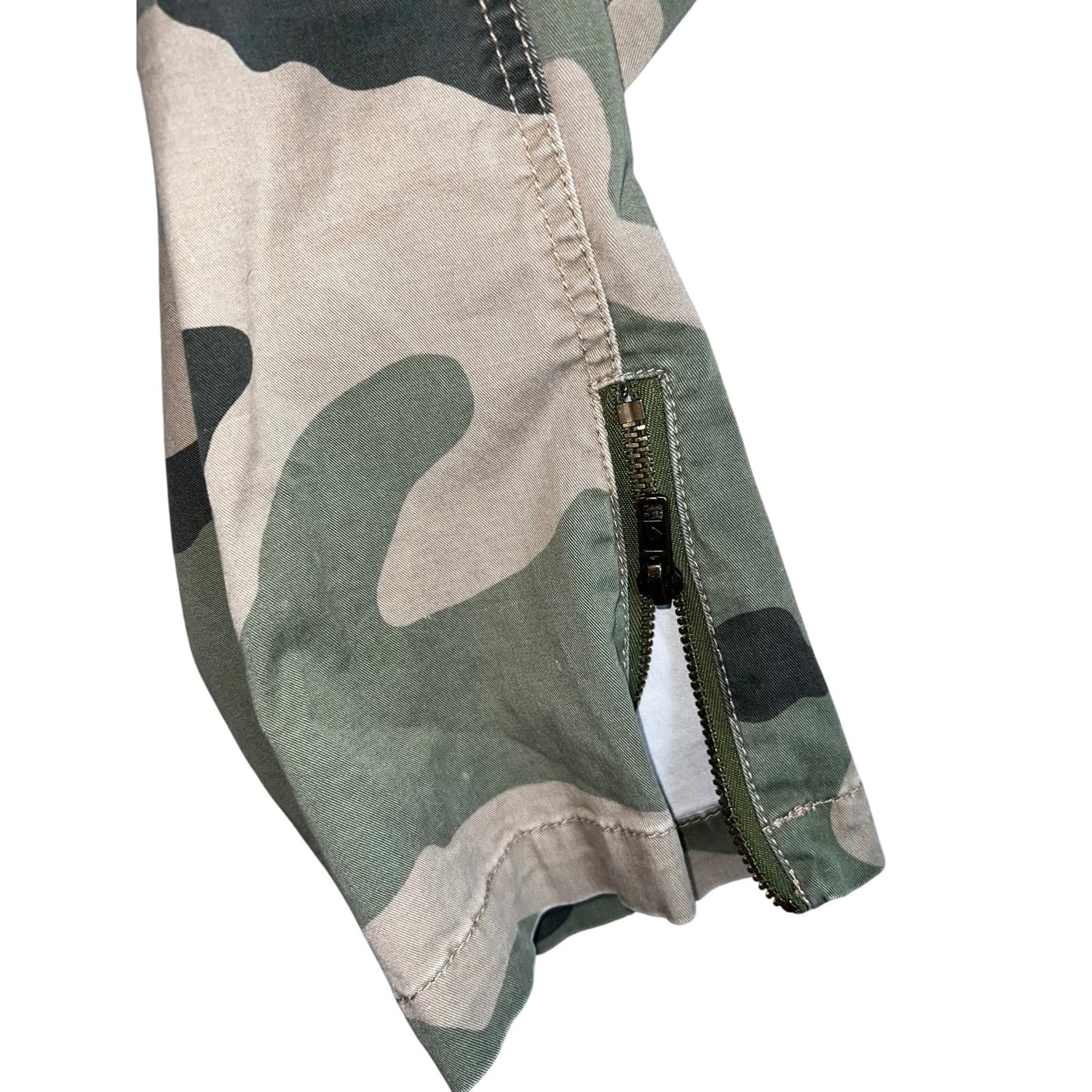 Juicy Couture Y2K Vintage Camouflage Pants Sz 8 | Boho Casual 2000s - Thumbnail 5