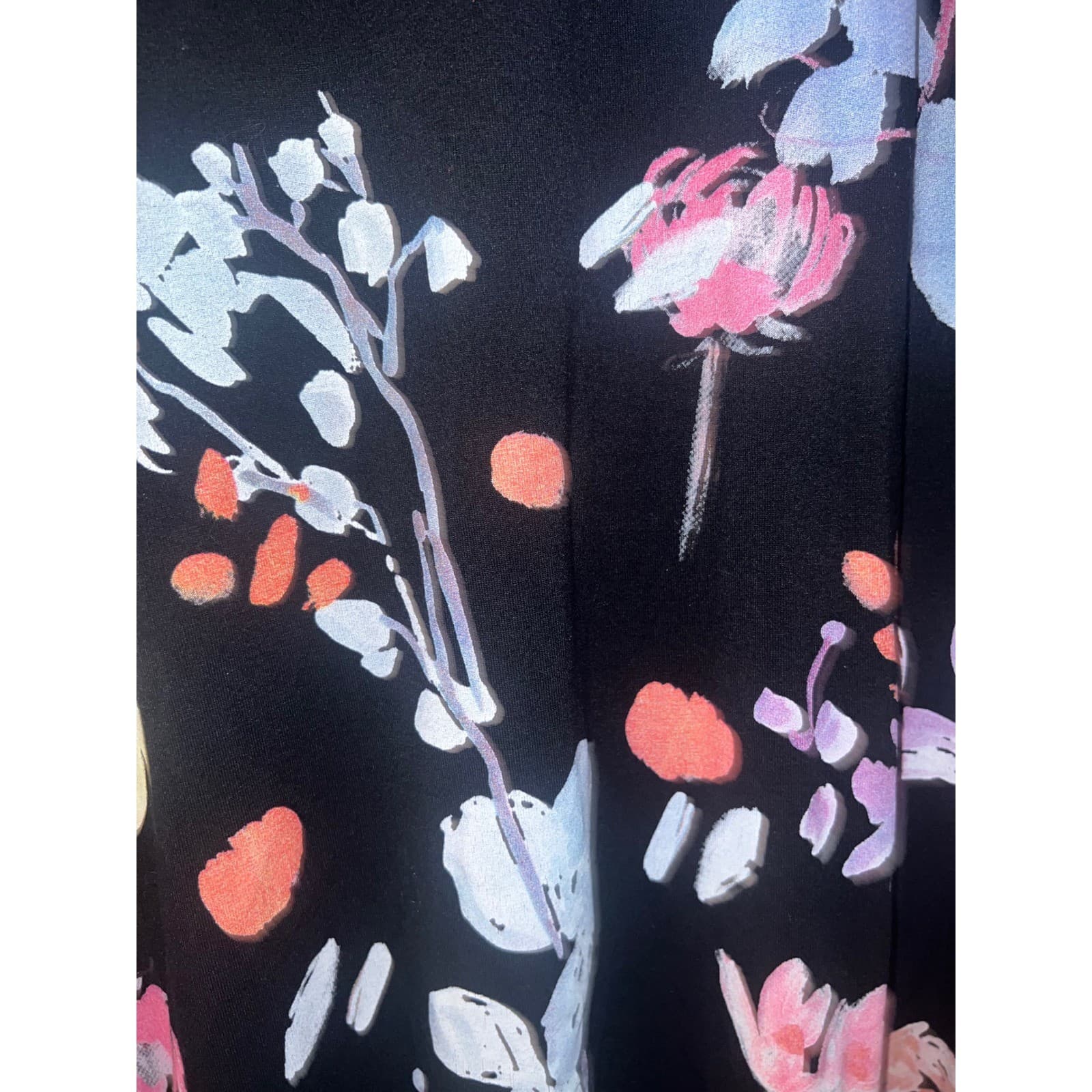 Desigual Floral Viscose Dress Sz M | Short Sleeve Cottagecore Boho - Thumbnail 6