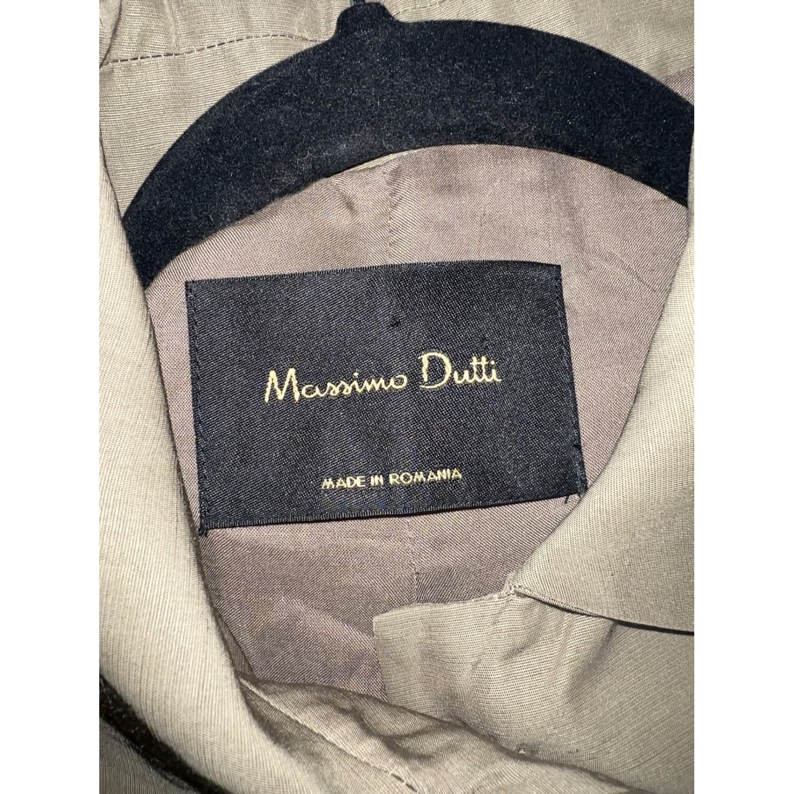 Massimo Dutti Green Viscose Button Down Shirt Sz S Two Pocket Designer Boho - Thumbnail 4