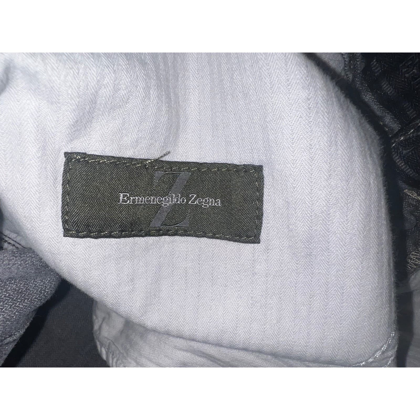 Ermenegildo Zegna gray Jeans Luxury Designer Italian Denim sz 40 - Thumbnail 5