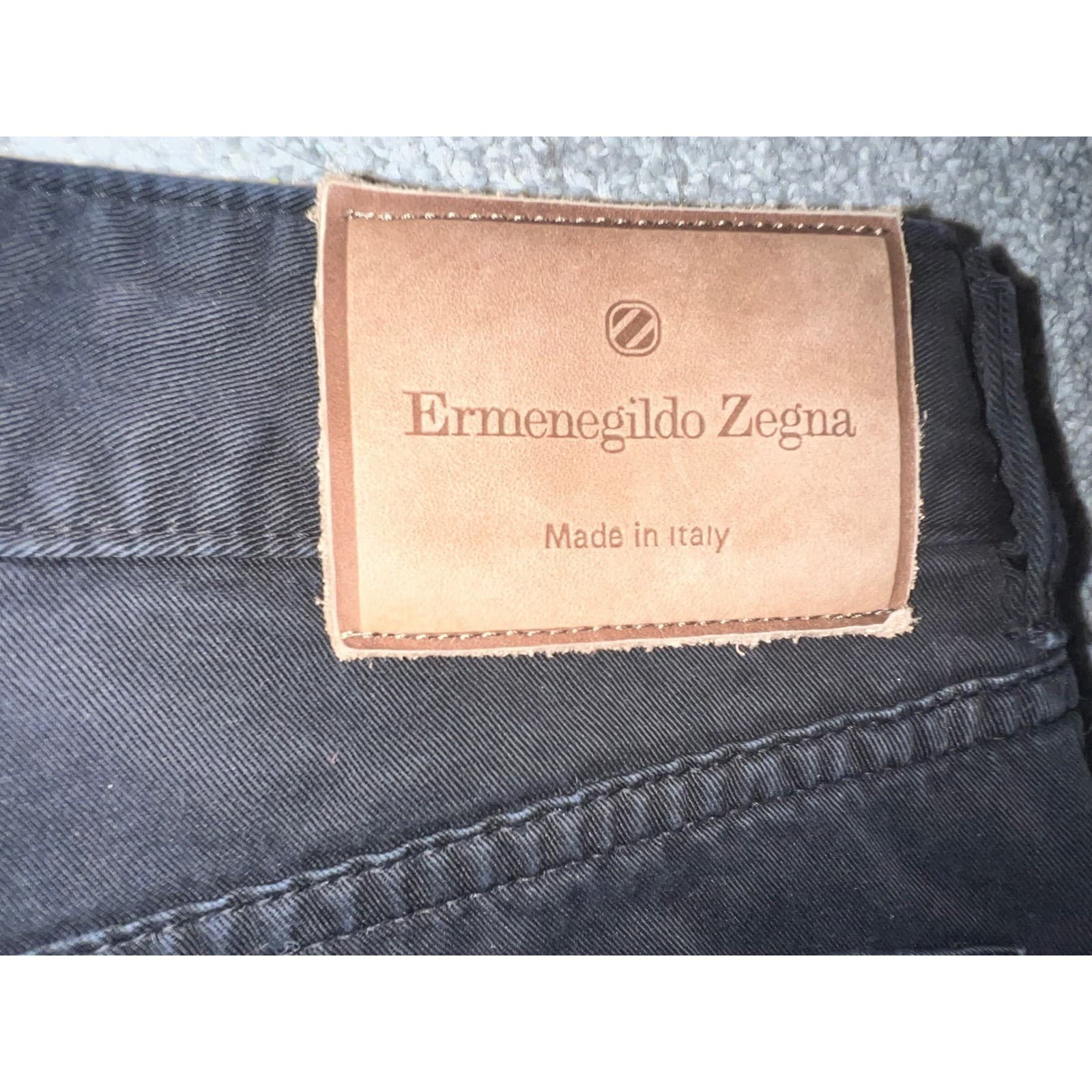 Ermenegildo Zegna gray Jeans Luxury Designer Italian Denim sz 40 - Thumbnail 3