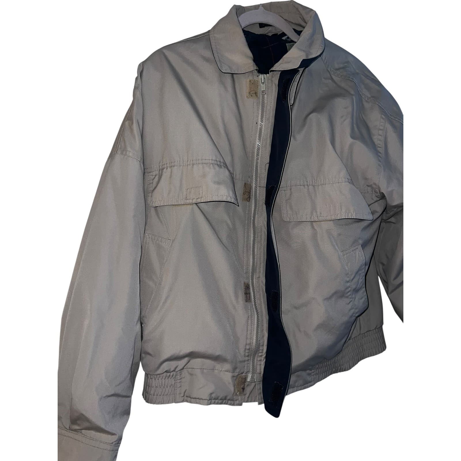 Vintage Christopher Hayes Tan Jacket Plaid Lined Sz M Normcore Cla - Thumbnail 3