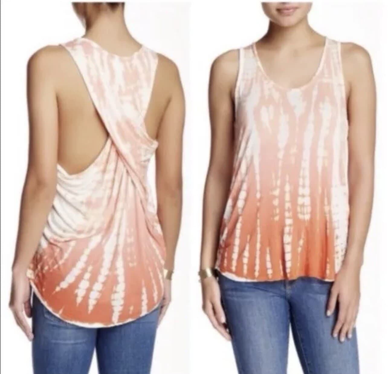 Young Fabulous & Broke Dip-die Crew Neck Hippie Dopamine Sleeves Boho size S - Thumbnail 2