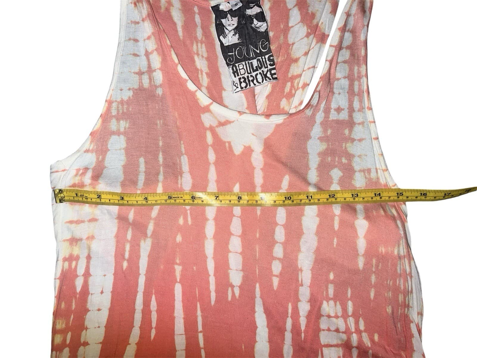 Young Fabulous & Broke Dip-die Crew Neck Hippie Dopamine Sleeves Boho size S - Thumbnail 4