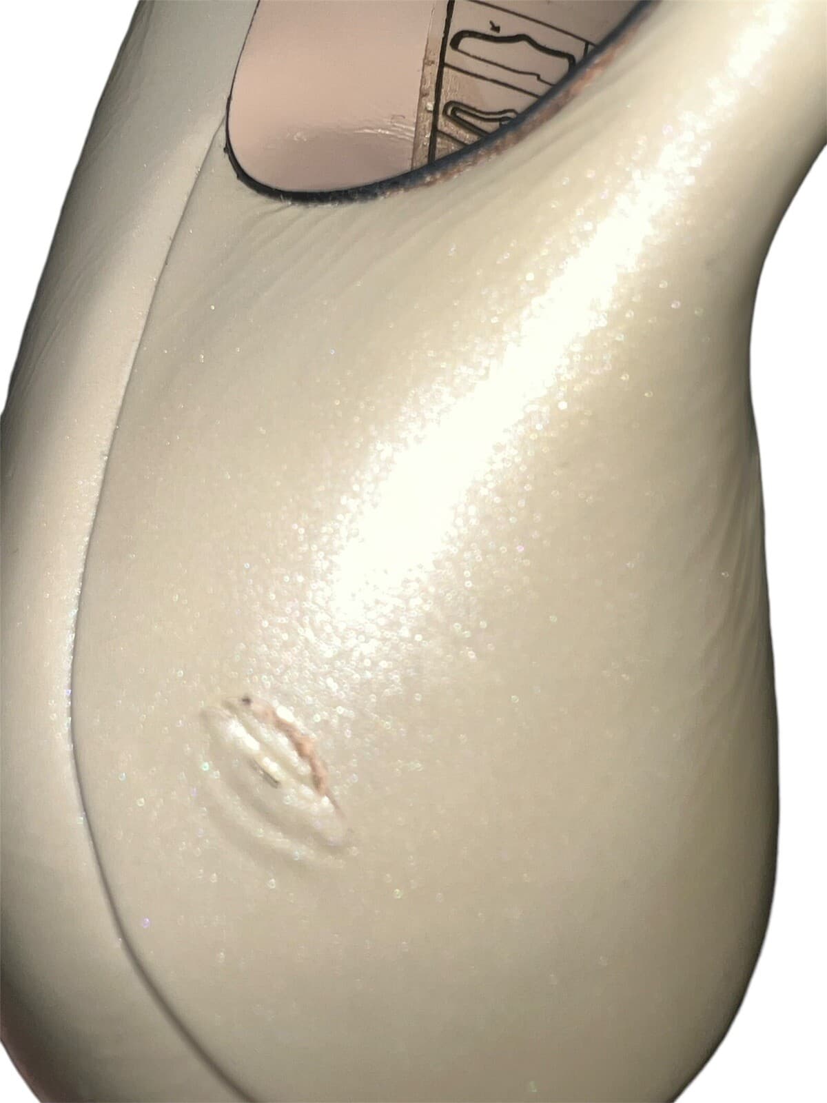 The shoe box Italy Tan Cream pointed Pointy pumps ginepro fly Sz 37.5 - Thumbnail 8