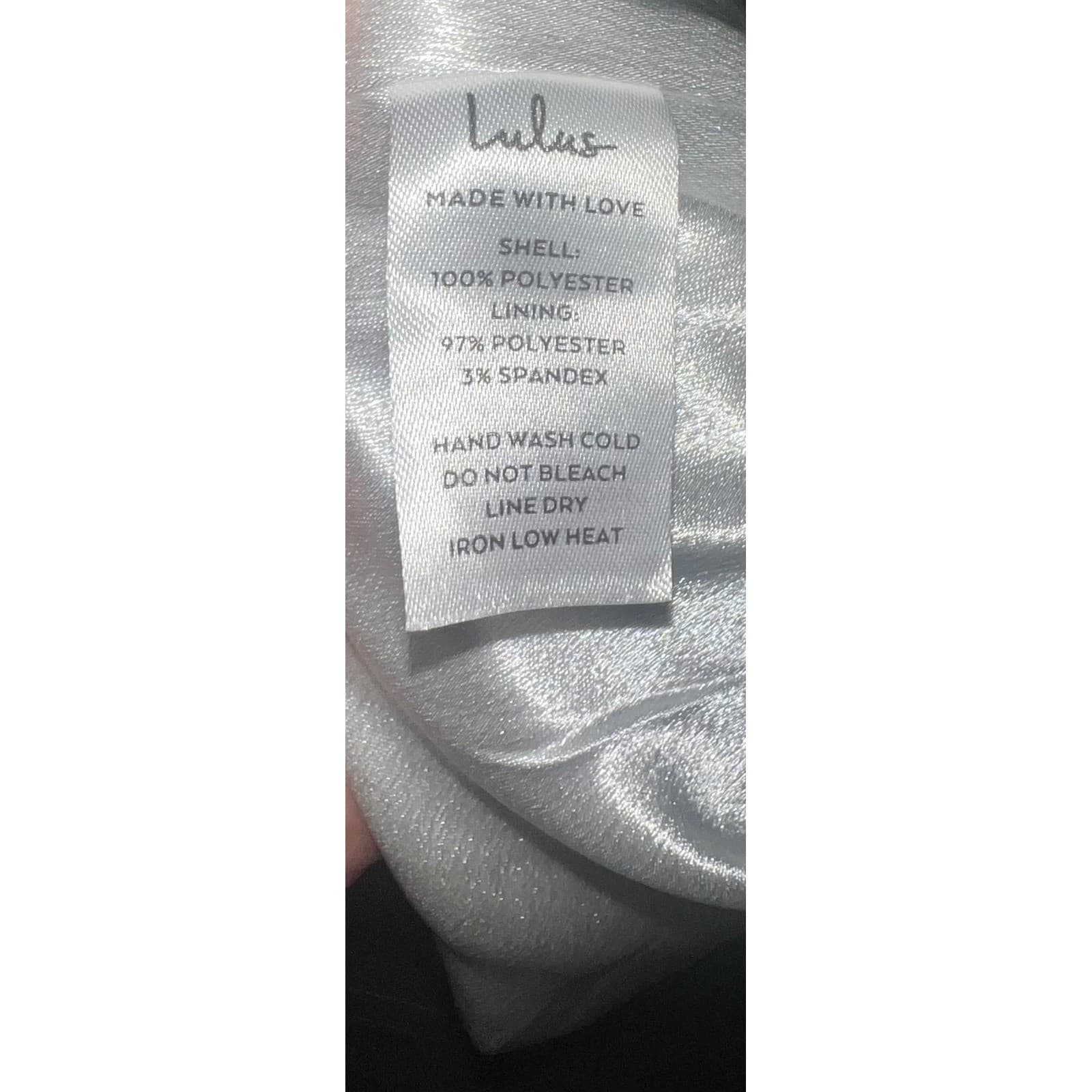 Lulus white halter dress nwt sz l avant- garde coastal elegant - Thumbnail 5