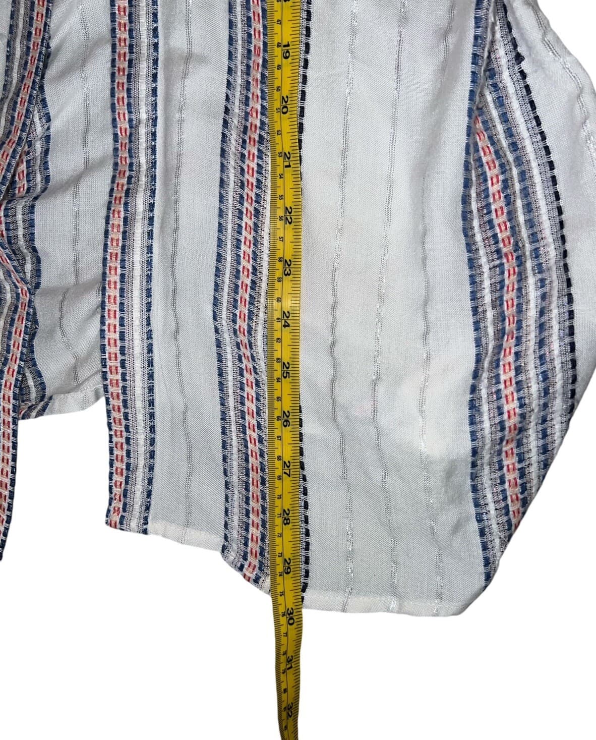 Sim & Sam Kimono L/XL Striped Coastal Boho Bohemian Summer - Thumbnail 2