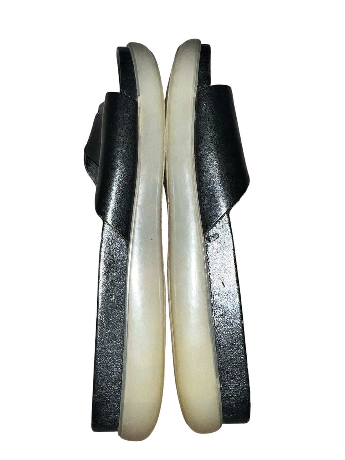 Donald J Pliner Hollie Slide on Sandals, Black Sz 10 Comfy Summer Minimalist - Thumbnail 4
