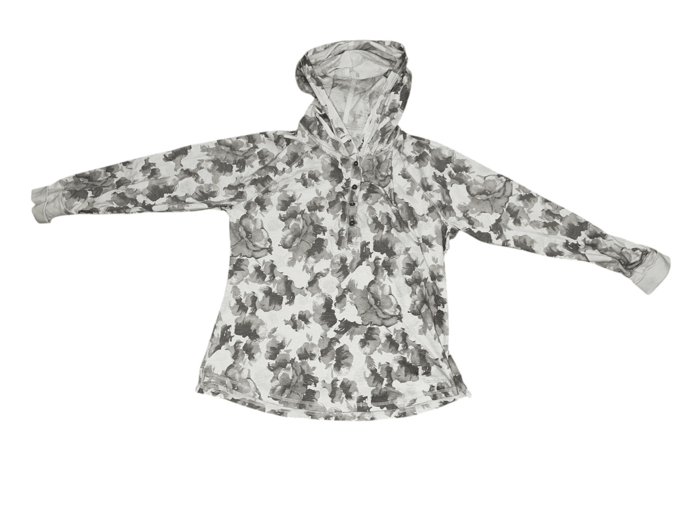 Carhartt light size l active/athleisure long sleeve hoodie half buttons - Thumbnail 2