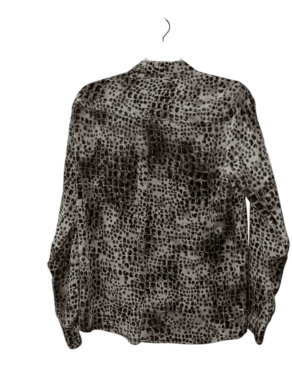 Garard Darel Animal Collar Button Down Boho Bohemian Long Sleeve size 38 - Thumbnail 2