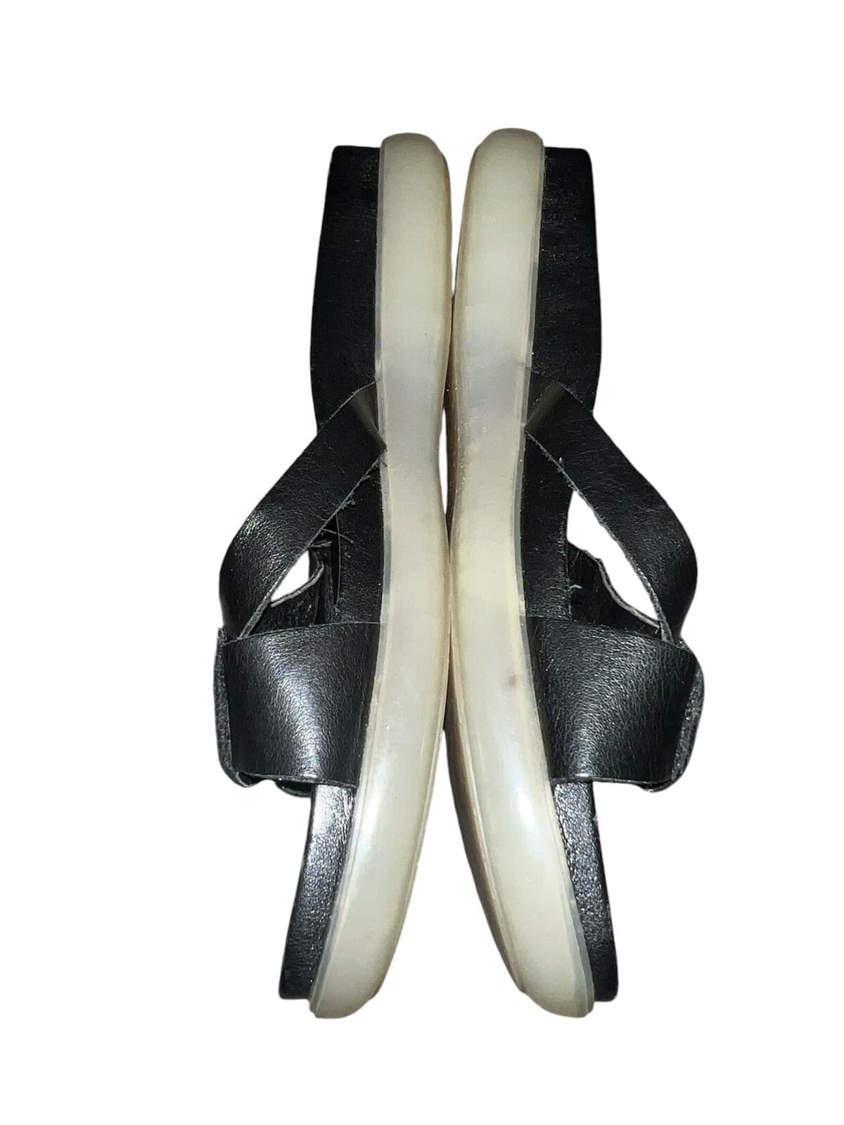 Donald J Pliner Hollie Slide on Sandals, Black Sz 10 Comfy Summer Minimalist - Thumbnail 3
