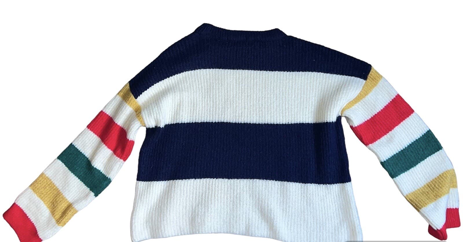 Truly Madly Deeply Stripe Long Sleeve Crew Neck Comfy Preppy Sz S - Thumbnail 2