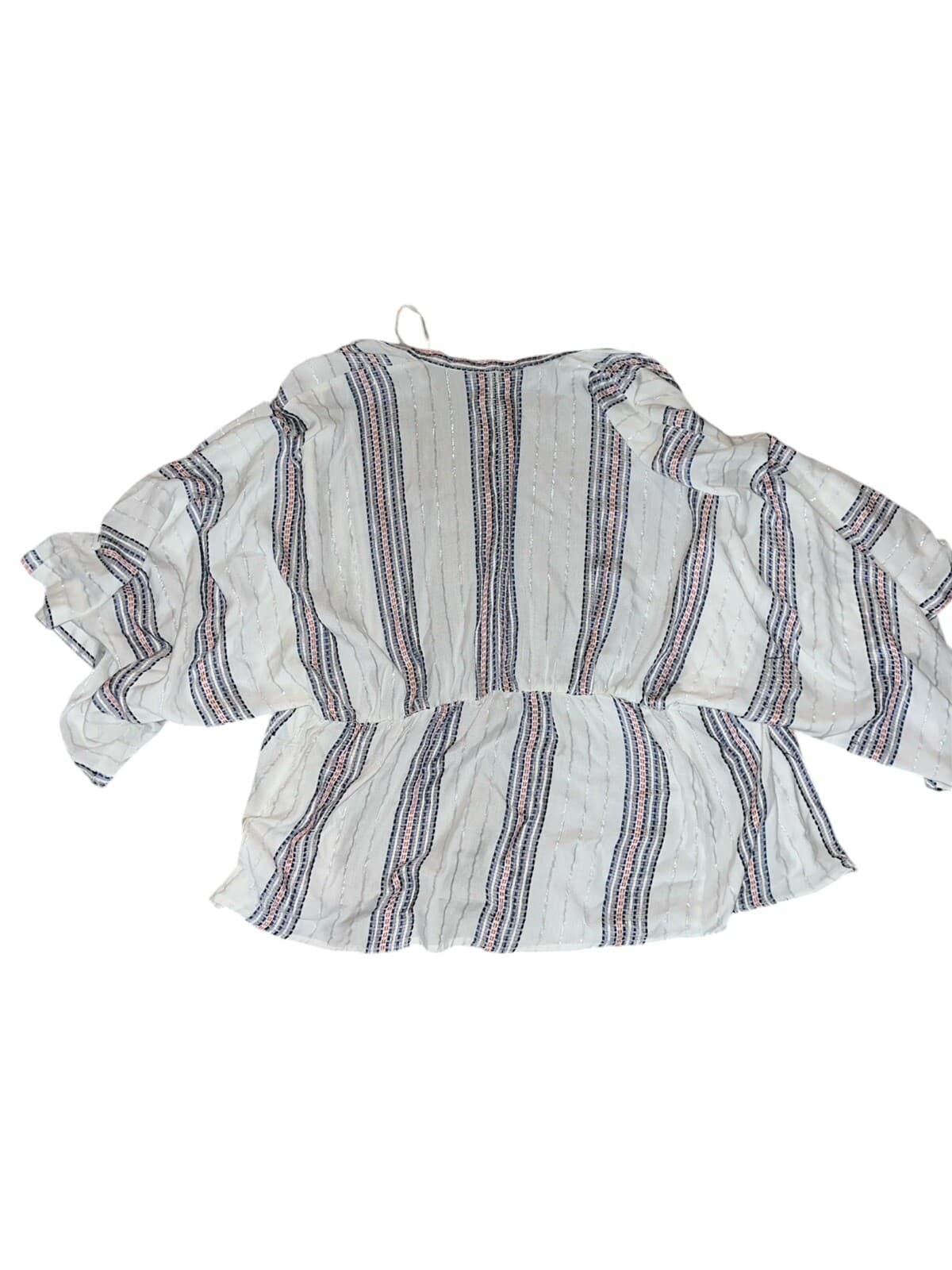 Sim & Sam Kimono L/XL Striped Coastal Boho Bohemian Summer - Thumbnail 7