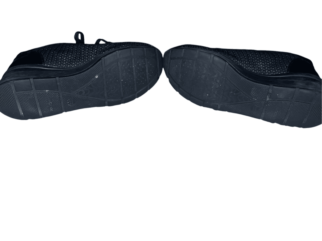 GEOX Respira Wedge Sneakers - Black - Size 9 - Minimalist Monochrome Emo Style - Thumbnail 5
