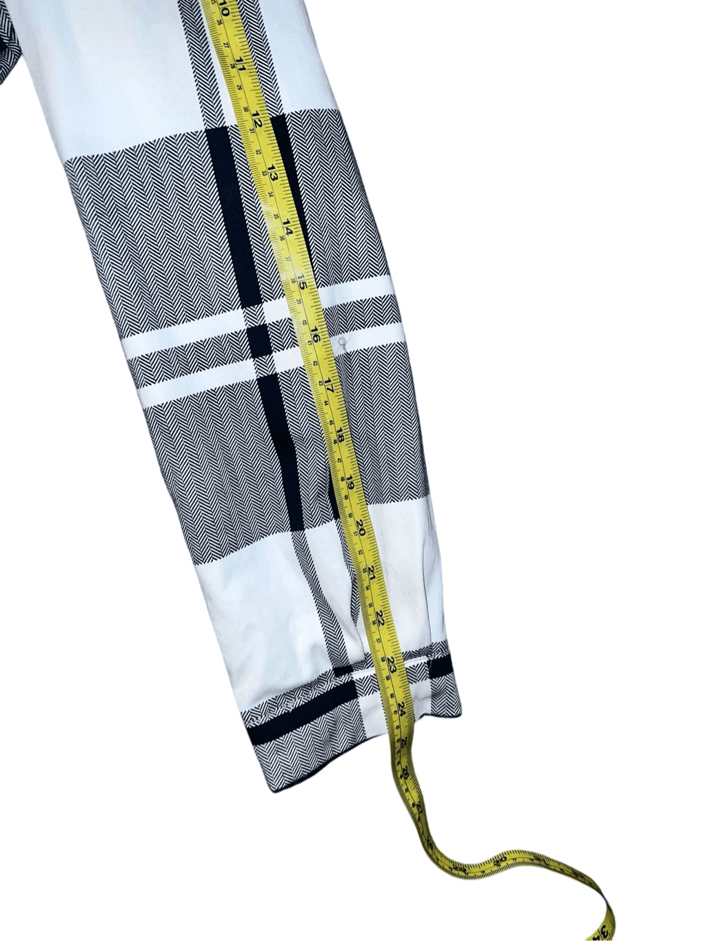 Sandro Sportswear Plaid Pleated Jacket Mackinaw Sz m Preppy Monochrome - Thumbnail 3